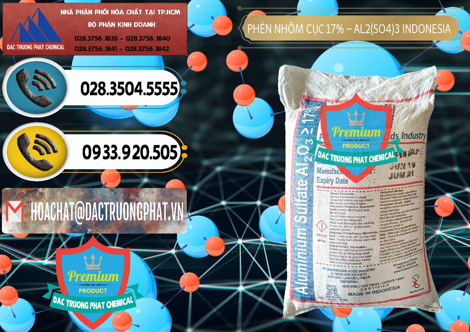 Công ty chuyên kinh doanh & bán Phèn Nhôm Cục - Al2(SO4)3 17% bao 25kg Indonesia - 0115 - Nơi chuyên phân phối & kinh doanh hóa chất tại TP.HCM - hoachatdetnhuom.vn