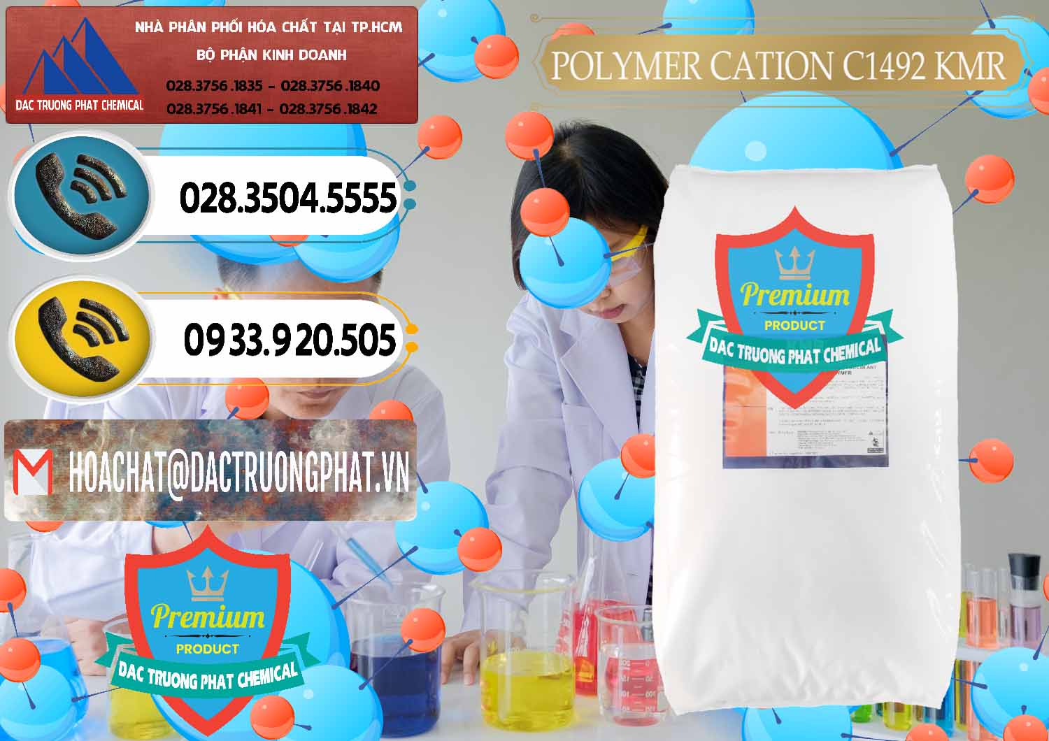 Đơn vị chuyên nhập khẩu _ bán Polymer Cation C1492 - KMR Anh Quốc England - 0121 - Công ty chuyên nhập khẩu và phân phối hóa chất tại TP.HCM - hoachatdetnhuom.vn