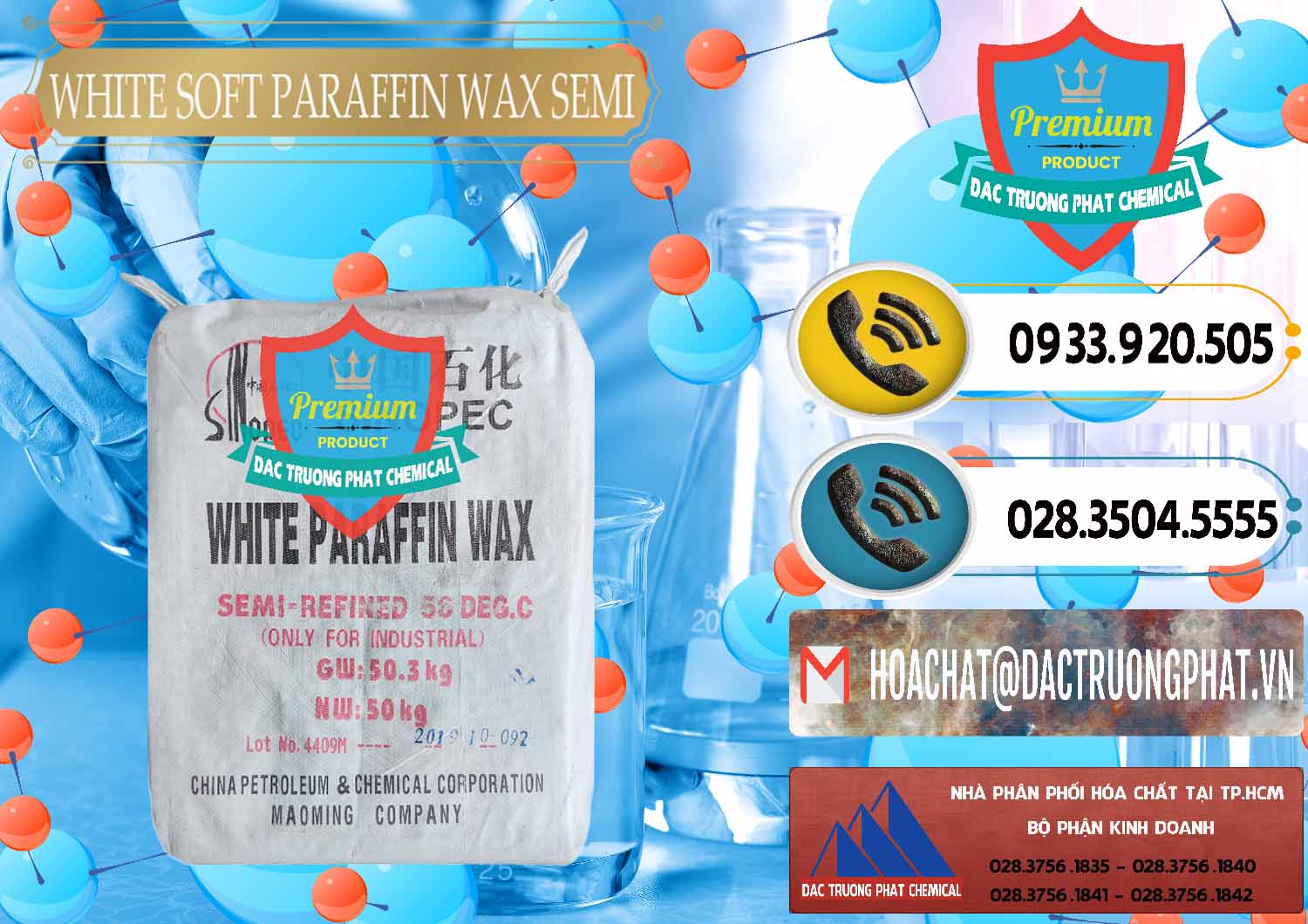 Công ty bán và cung cấp Sáp Paraffin Wax Sinopec Trung Quốc China - 0328 - Cty cung cấp & nhập khẩu hóa chất tại TP.HCM - hoachatdetnhuom.vn