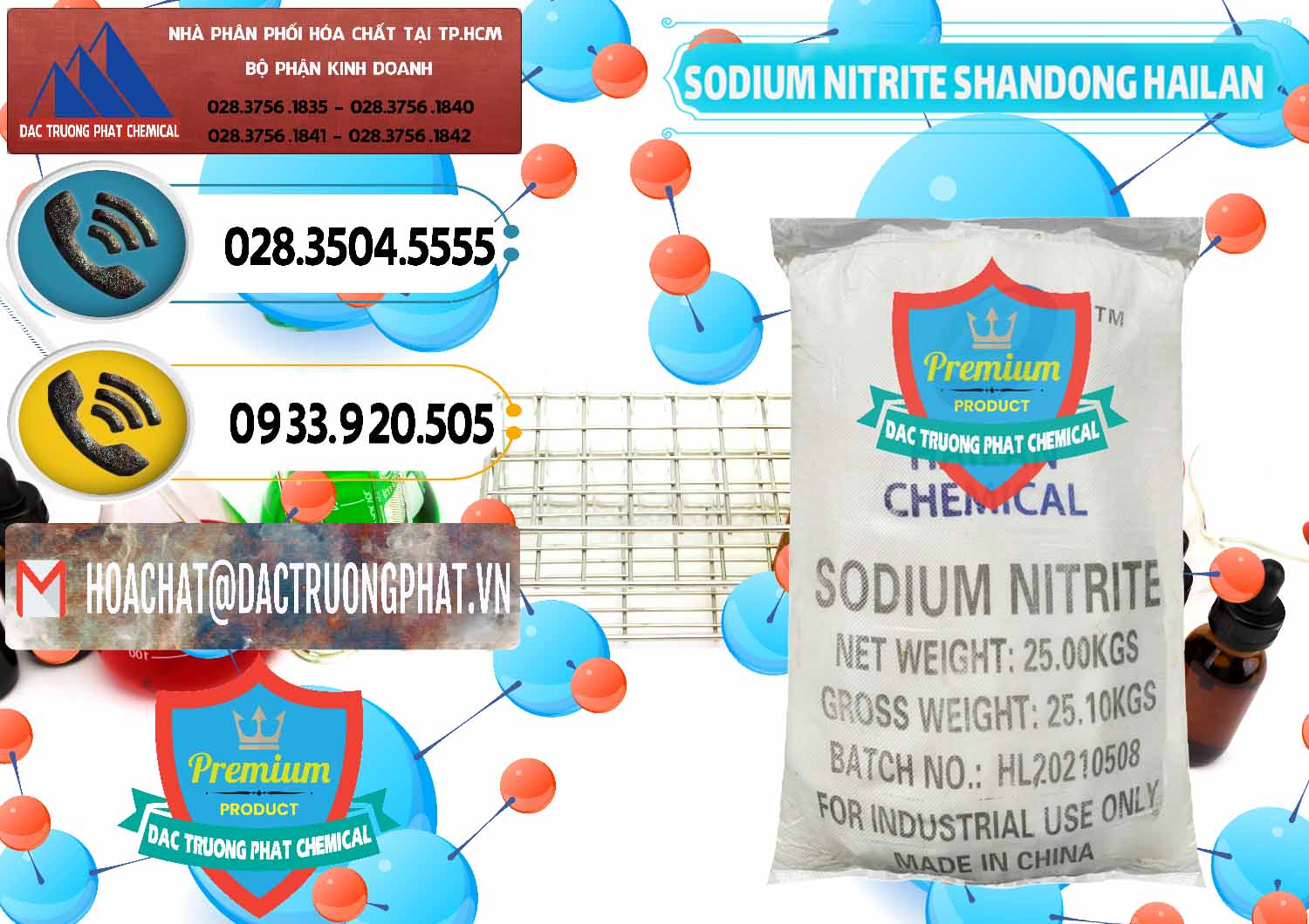 Chuyên nhập khẩu _ bán Sodium Nitrite - NANO2 99.3% Shandong Hailan Trung Quốc China - 0284 - Chuyên cung cấp & kinh doanh hóa chất tại TP.HCM - hoachatdetnhuom.vn