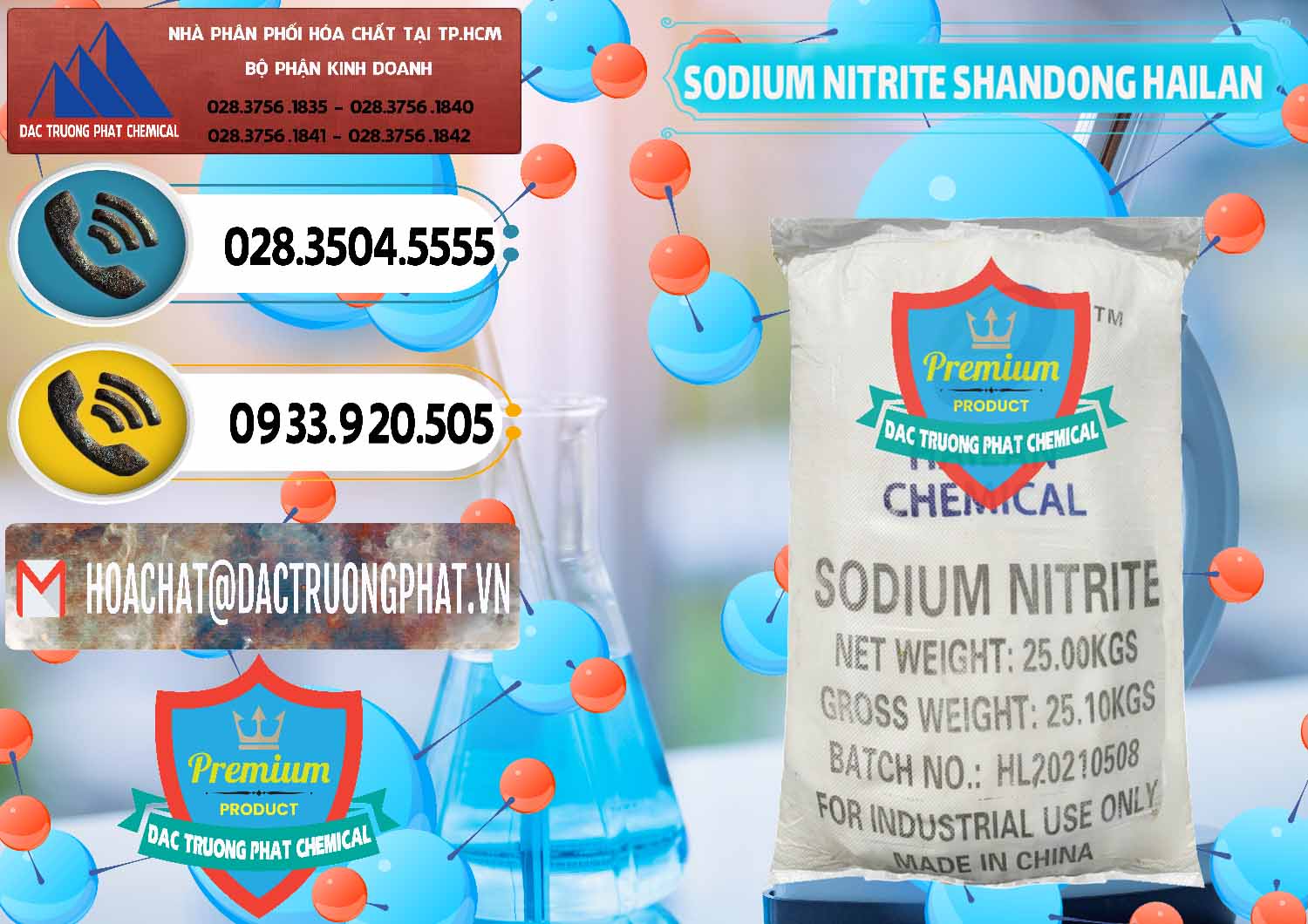 Cty chuyên kinh doanh - bán Sodium Nitrite - NANO2 99.3% Shandong Hailan Trung Quốc China - 0284 - Công ty chuyên bán ( cung cấp ) hóa chất tại TP.HCM - hoachatdetnhuom.vn