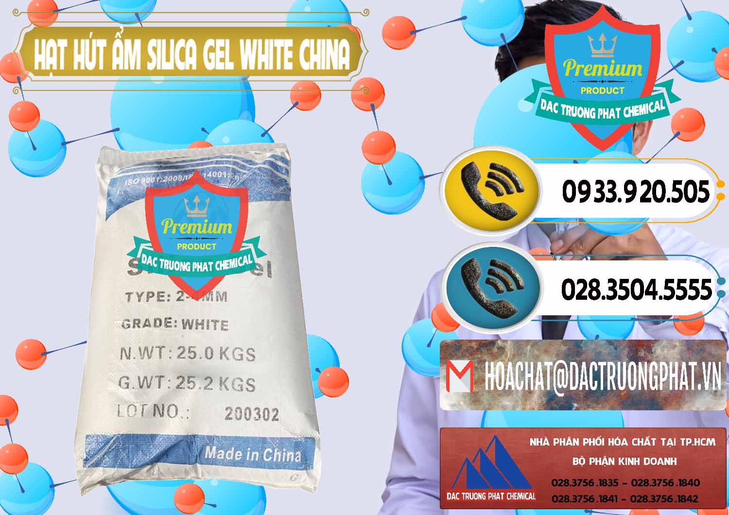 Cung cấp & bán Hạt Hút Ẩm Silica Gel White Trung Quốc China - 0297 - Nhà phân phối _ kinh doanh hóa chất tại TP.HCM - hoachatdetnhuom.vn