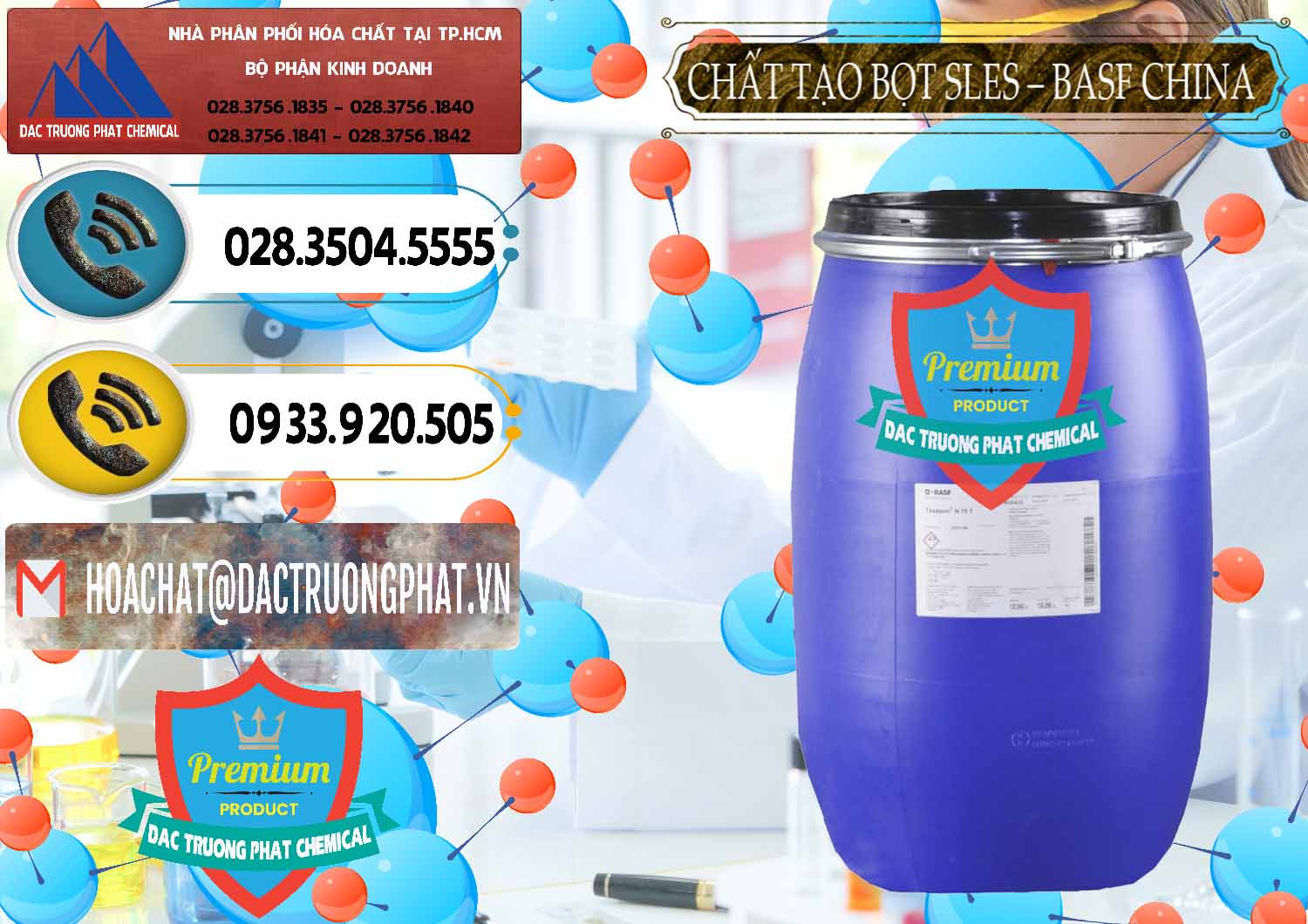 Nơi chuyên phân phối _ bán Chất Tạo Bọt Sles - Sodium Lauryl Ether Sulphate BASF Trung Quốc China - 0332 - Cty phân phối & cung cấp hóa chất tại TP.HCM - hoachatdetnhuom.vn