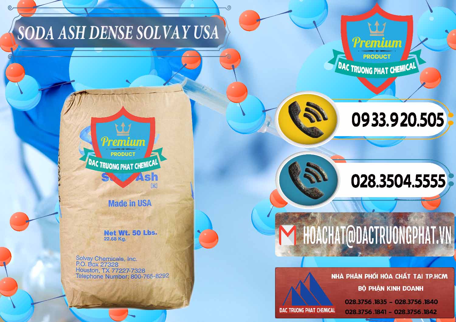 Nơi phân phối _ bán Soda Ash Dense - NA2CO3 Solvay Mỹ USA - 0337 - Cung cấp & bán hóa chất tại TP.HCM - hoachatdetnhuom.vn