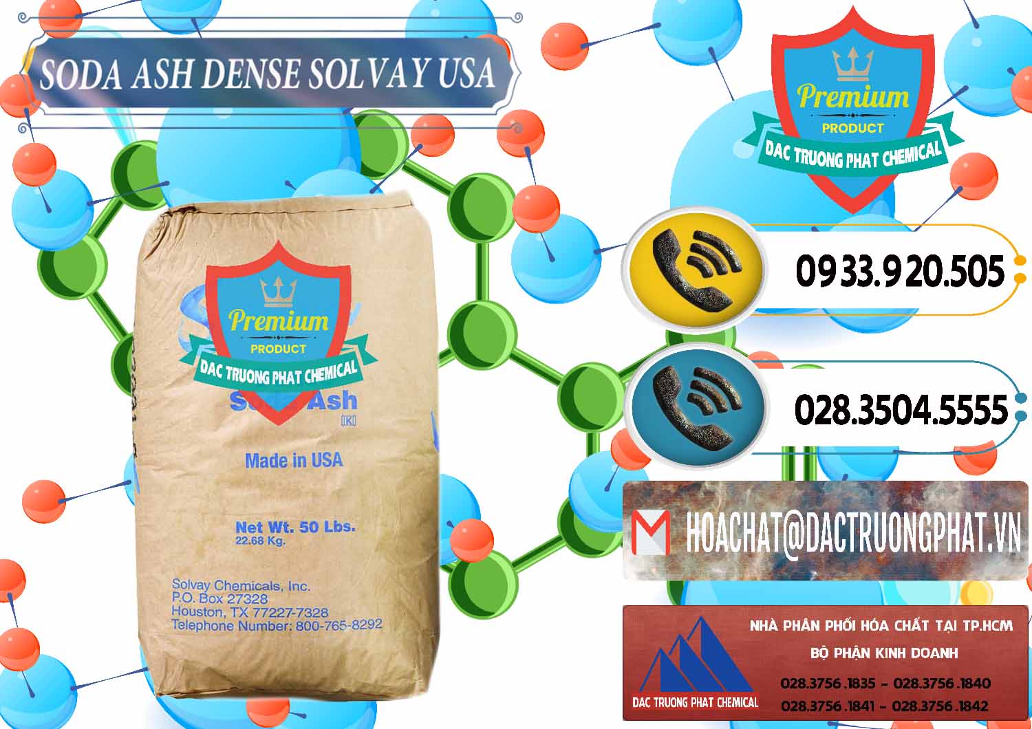Cty chuyên cung cấp ( bán ) Soda Ash Dense - NA2CO3 Solvay Mỹ USA - 0337 - Nhập khẩu & cung cấp hóa chất tại TP.HCM - hoachatdetnhuom.vn