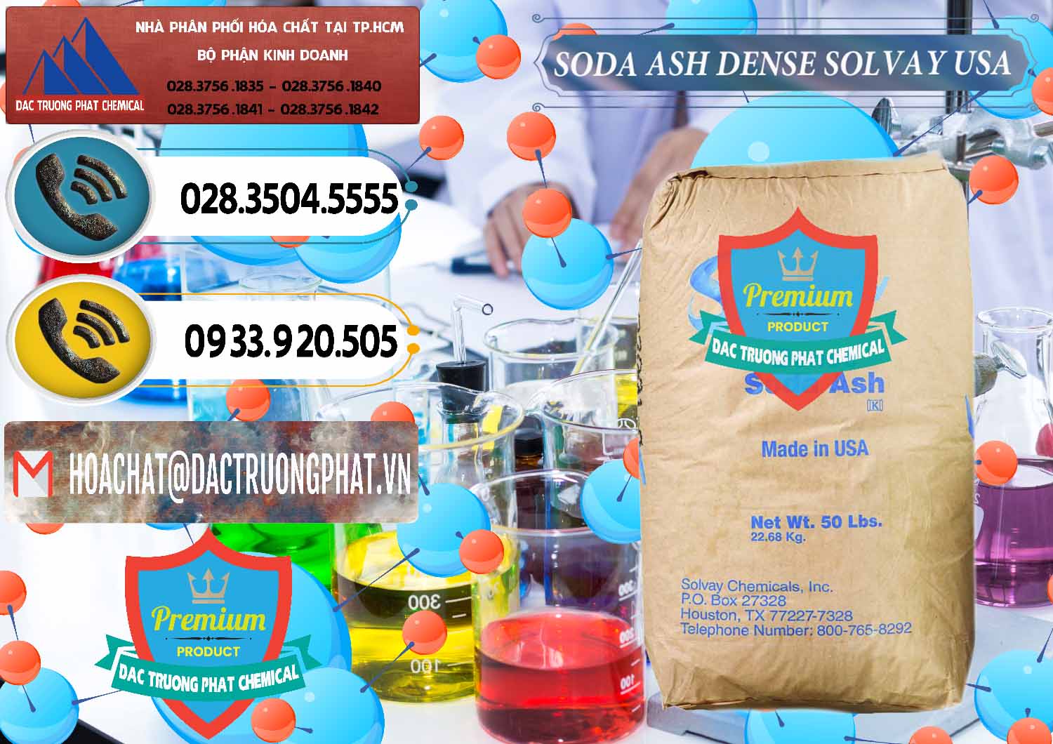 Công ty chuyên bán - cung ứng Soda Ash Dense - NA2CO3 Solvay Mỹ USA - 0337 - Công ty chuyên bán - cung cấp hóa chất tại TP.HCM - hoachatdetnhuom.vn