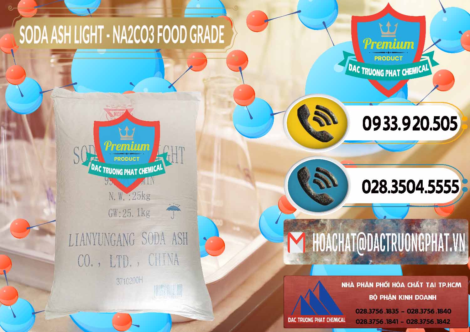 Công ty nhập khẩu ( bán ) Soda Ash Light – NA2CO3 Food Grade Trung Quốc China - 0127 - Chuyên cung cấp & nhập khẩu hóa chất tại TP.HCM - hoachatdetnhuom.vn