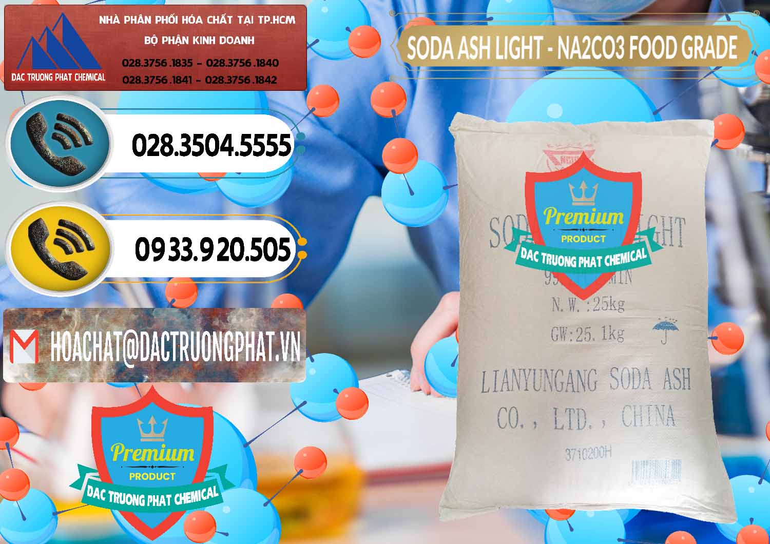Nhà cung cấp - bán Soda Ash Light – NA2CO3 Food Grade Trung Quốc China - 0127 - Nhà nhập khẩu và cung cấp hóa chất tại TP.HCM - hoachatdetnhuom.vn