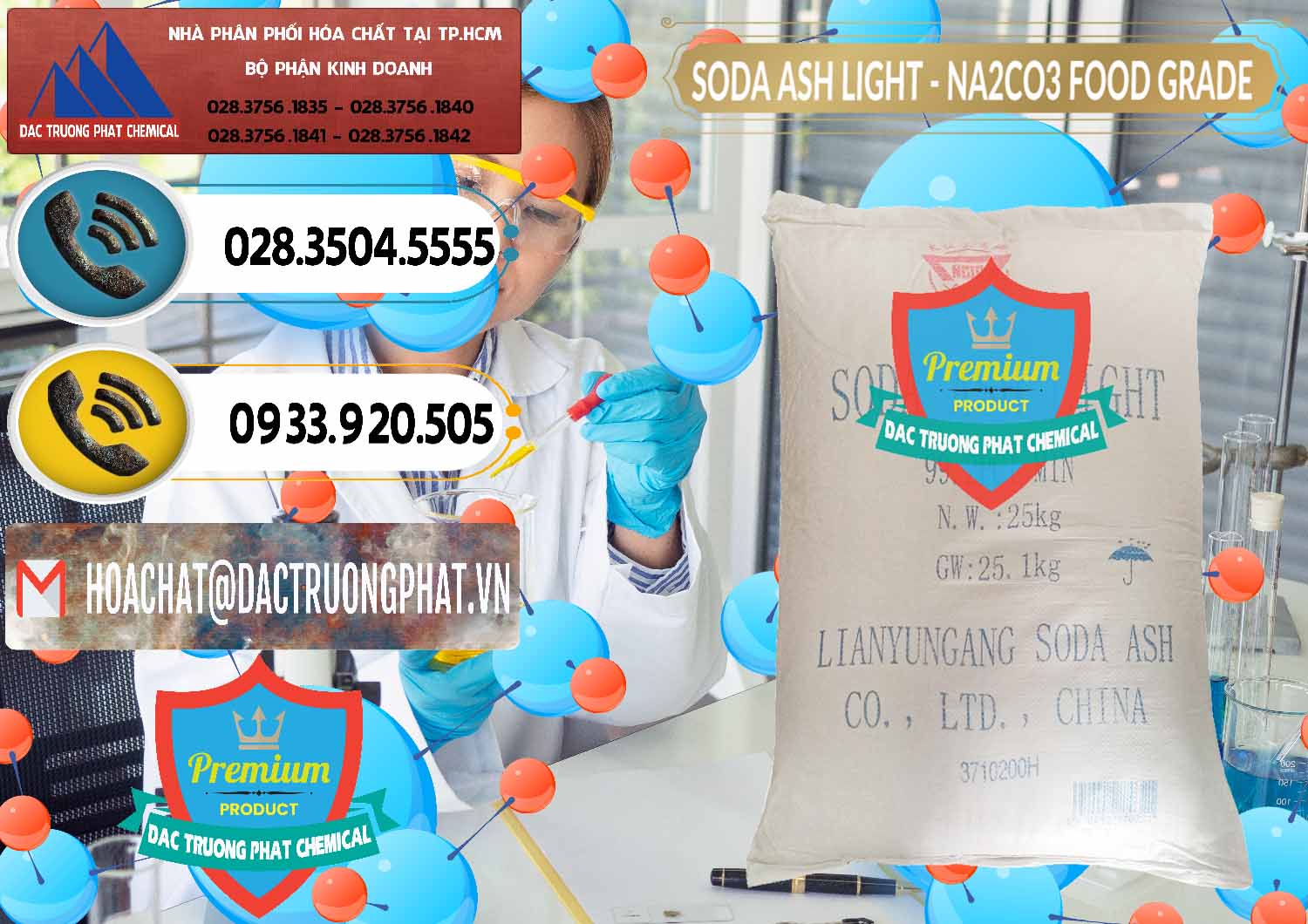 Công ty chuyên nhập khẩu ( bán ) Soda Ash Light – NA2CO3 Food Grade Trung Quốc China - 0127 - Cty phân phối _ nhập khẩu hóa chất tại TP.HCM - hoachatdetnhuom.vn