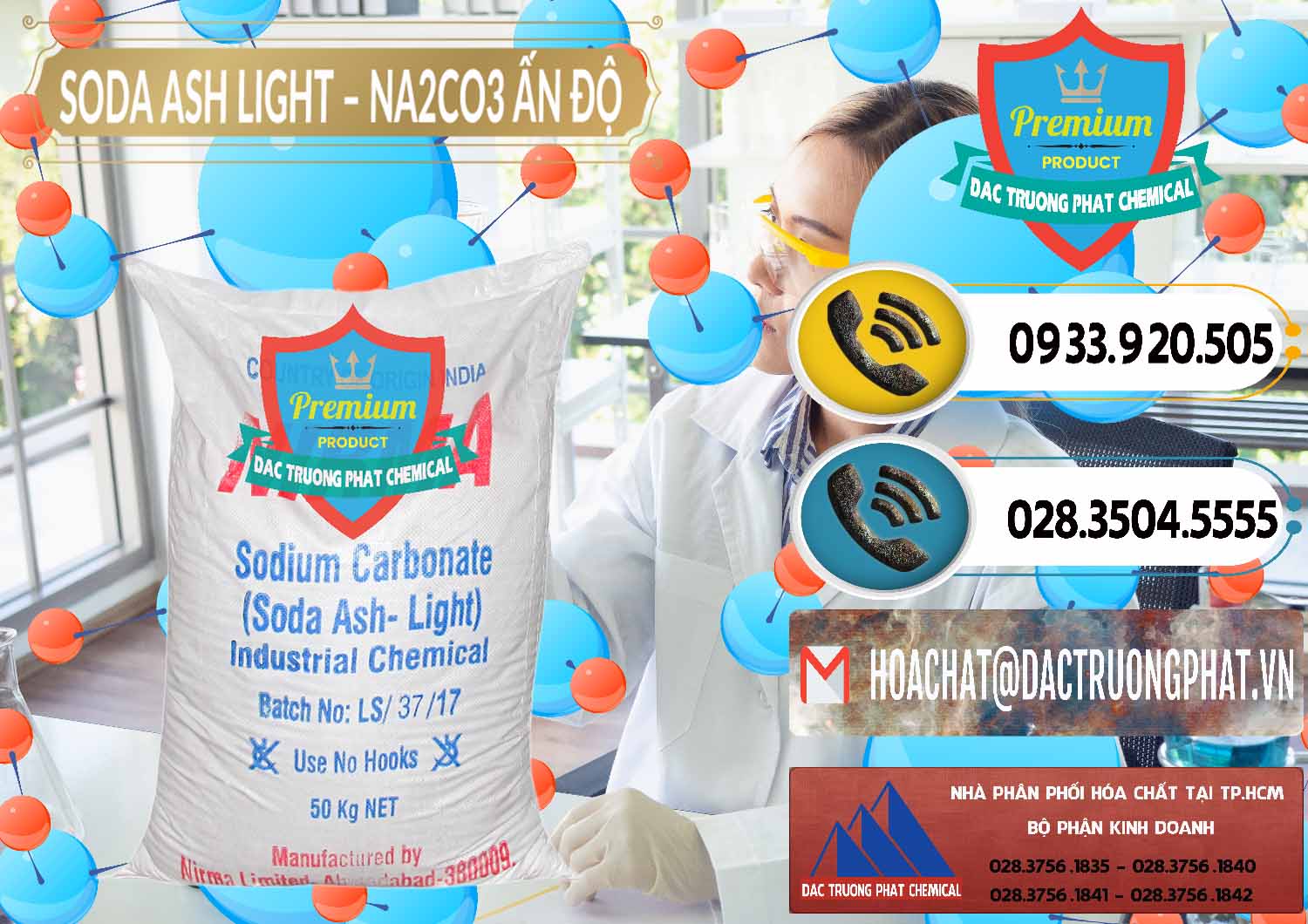 Nơi nhập khẩu - bán Soda Ash Light - NA2CO3 Nirma Ấn Độ India - 0125 - Nơi chuyên cung cấp và kinh doanh hóa chất tại TP.HCM - hoachatdetnhuom.vn
