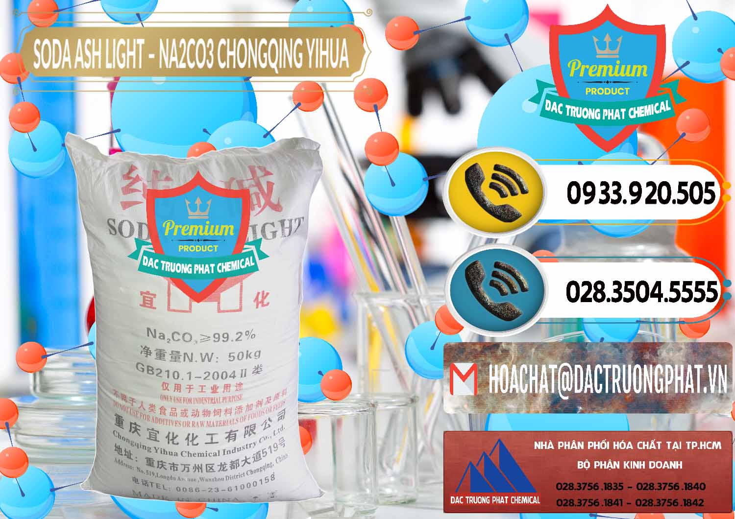 Chuyên bán - phân phối Soda Ash Light - NA2CO3 Chongqing Yihua Trung Quốc China - 0129 - Nơi nhập khẩu & phân phối hóa chất tại TP.HCM - hoachatdetnhuom.vn