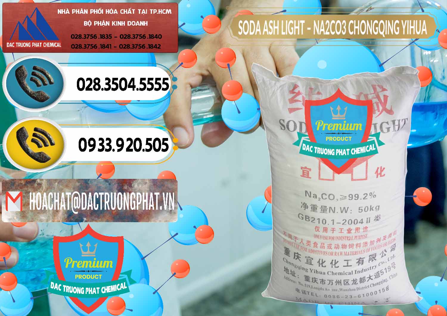 Đơn vị chuyên bán và phân phối Soda Ash Light - NA2CO3 Chongqing Yihua Trung Quốc China - 0129 - Chuyên cung cấp ( nhập khẩu ) hóa chất tại TP.HCM - hoachatdetnhuom.vn
