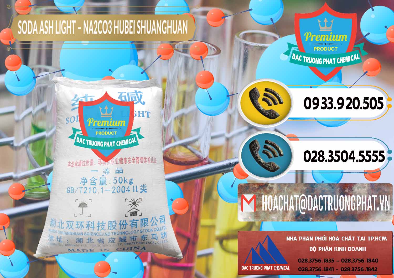 Cty chuyên phân phối - bán Soda Ash Light - NA2CO3 2 Vòng Tròn Hubei Shuanghuan Trung Quốc China - 0130 - Đơn vị chuyên nhập khẩu và phân phối hóa chất tại TP.HCM - hoachatdetnhuom.vn