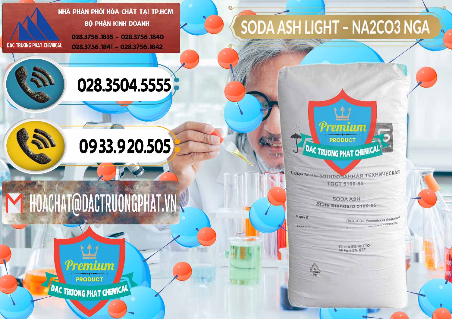 Chuyên phân phối - bán Soda Ash Light - NA2CO3 Nga Russia - 0128 - Đơn vị chuyên cung cấp & kinh doanh hóa chất tại TP.HCM - hoachatdetnhuom.vn