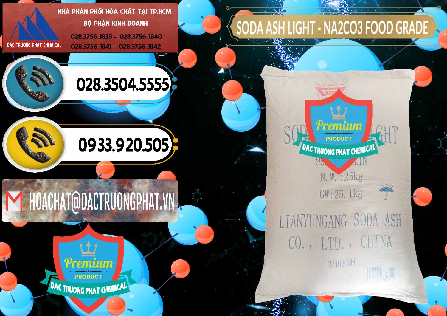 Đơn vị nhập khẩu - bán Soda Ash Light – NA2CO3 Food Grade Trung Quốc China - 0127 - Công ty kinh doanh & cung cấp hóa chất tại TP.HCM - hoachatdetnhuom.vn