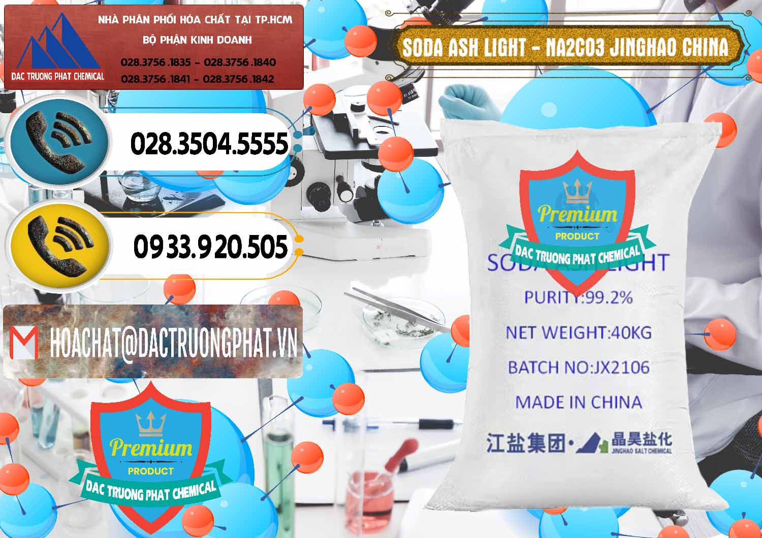 Chuyên bán và phân phối Soda Ash Light - NA2CO3 Jinghao Trung Quốc China - 0339 - Nơi cung cấp ( phân phối ) hóa chất tại TP.HCM - hoachatdetnhuom.vn