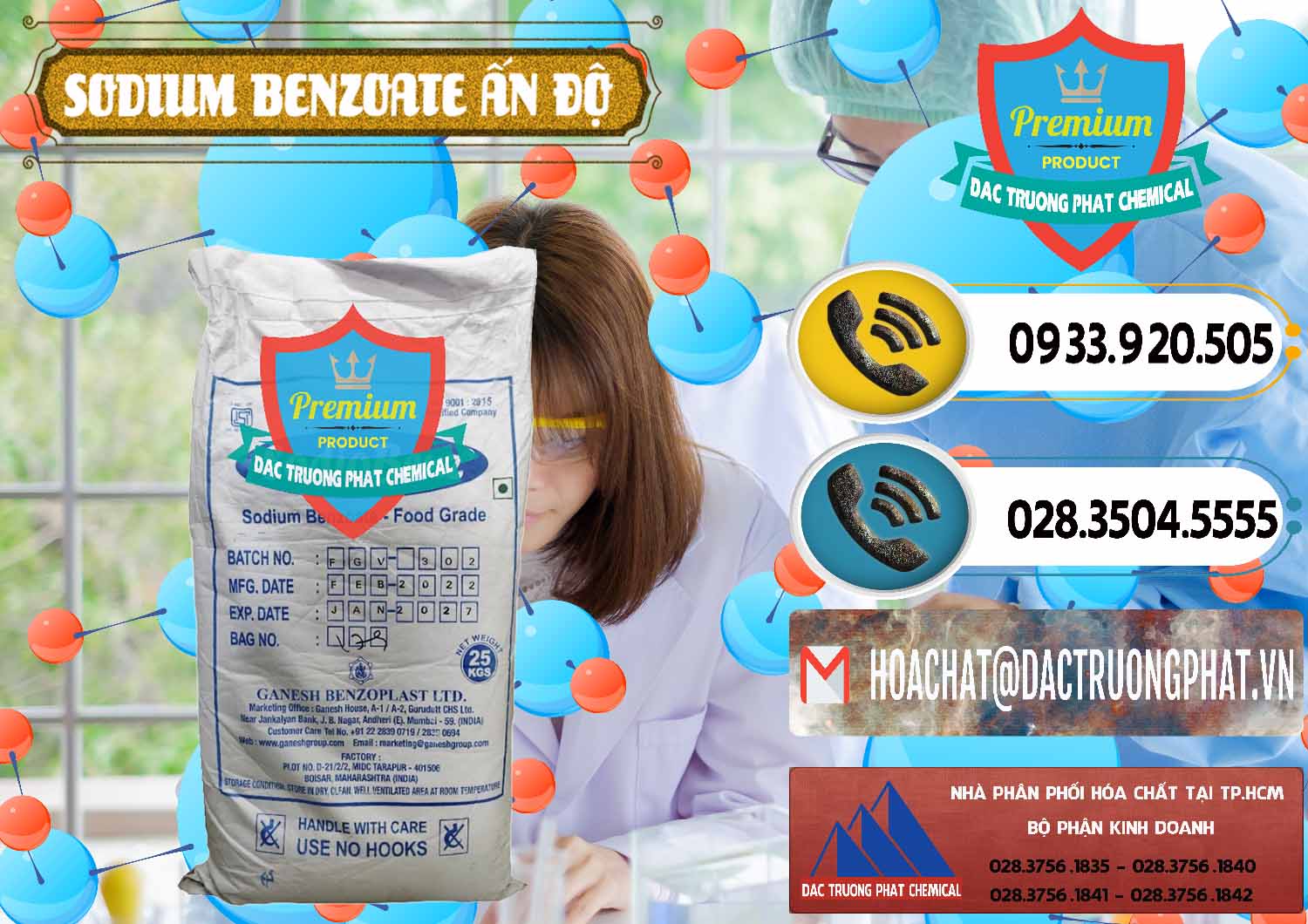 Cung ứng & bán Sodium Benzoate - Mốc Bột Ấn Độ India - 0361 - Công ty kinh doanh và phân phối hóa chất tại TP.HCM - hoachatdetnhuom.vn