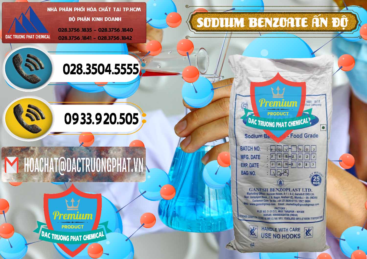 Cty chuyên cung cấp & bán Sodium Benzoate - Mốc Bột Ấn Độ India - 0361 - Công ty chuyên cung cấp _ bán hóa chất tại TP.HCM - hoachatdetnhuom.vn