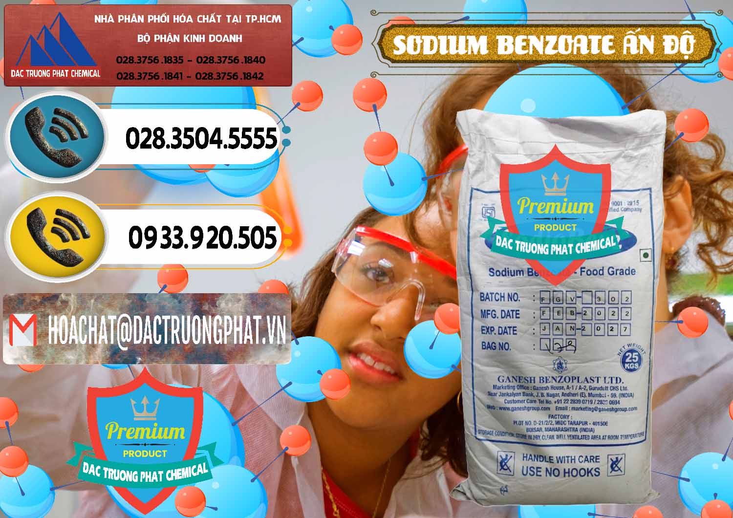 Công ty bán - phân phối Sodium Benzoate - Mốc Bột Ấn Độ India - 0361 - Công ty cung ứng ( phân phối ) hóa chất tại TP.HCM - hoachatdetnhuom.vn