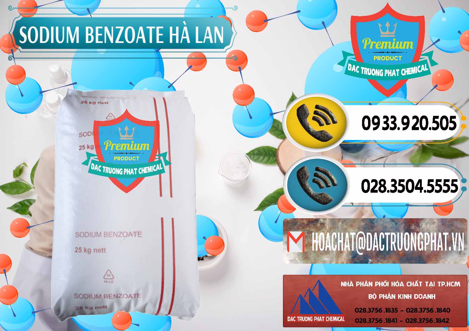 Đơn vị kinh doanh - bán Sodium Benzoate - Mốc Bột Chữ Cam Hà Lan Netherlands - 0360 - Công ty chuyên kinh doanh và phân phối hóa chất tại TP.HCM - hoachatdetnhuom.vn