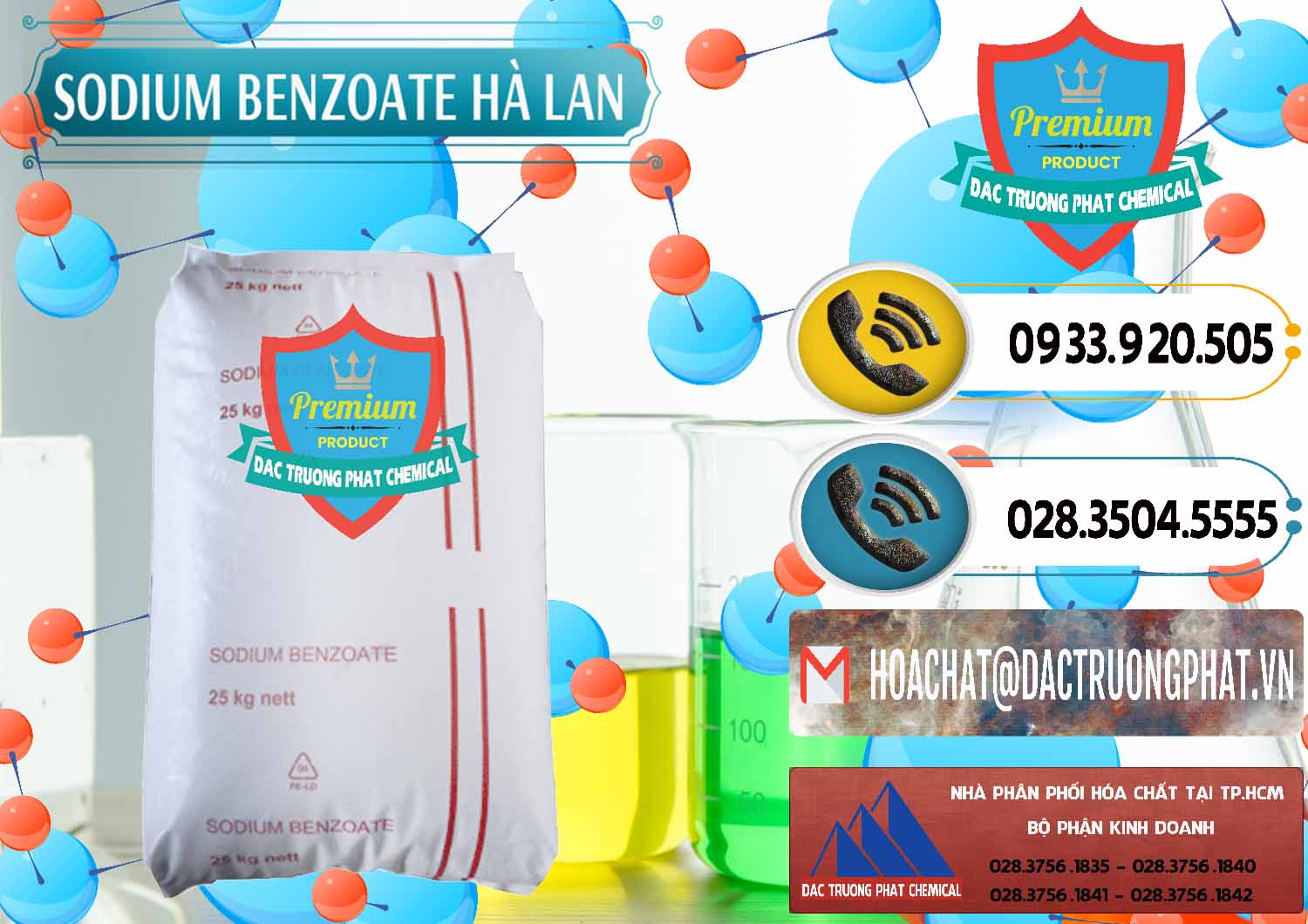 Cty kinh doanh - bán Sodium Benzoate - Mốc Bột Chữ Cam Hà Lan Netherlands - 0360 - Nhà nhập khẩu - phân phối hóa chất tại TP.HCM - hoachatdetnhuom.vn