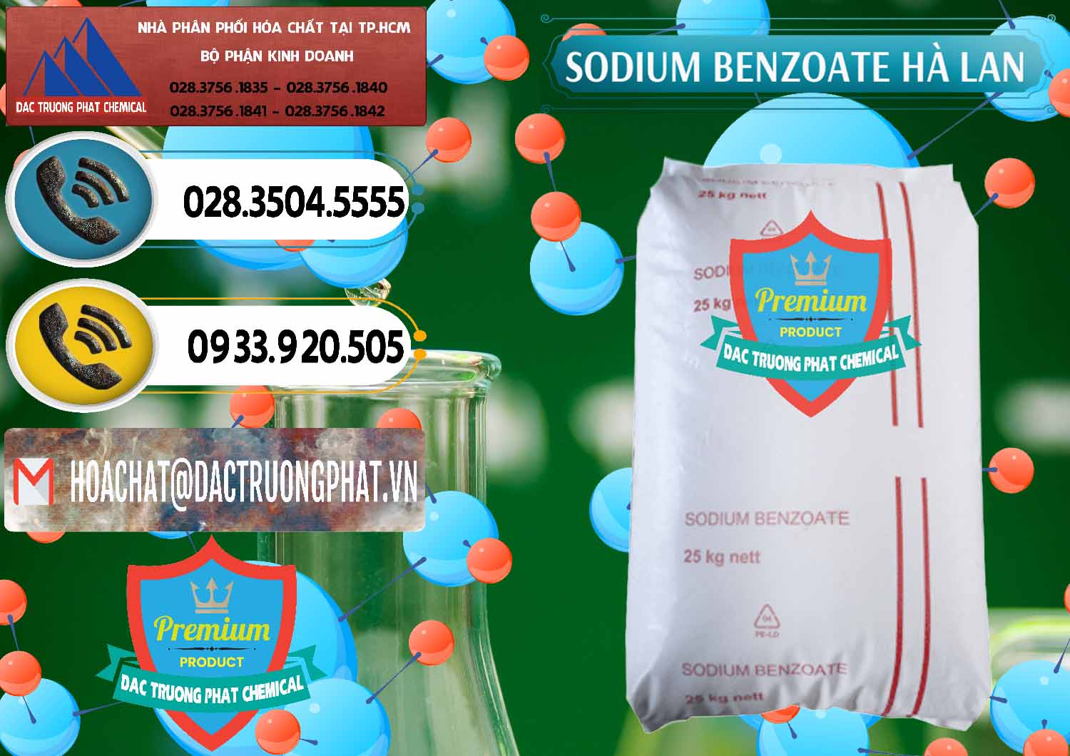 Chuyên kinh doanh & bán Sodium Benzoate - Mốc Bột Chữ Cam Hà Lan Netherlands - 0360 - Nhà phân phối - cung cấp hóa chất tại TP.HCM - hoachatdetnhuom.vn