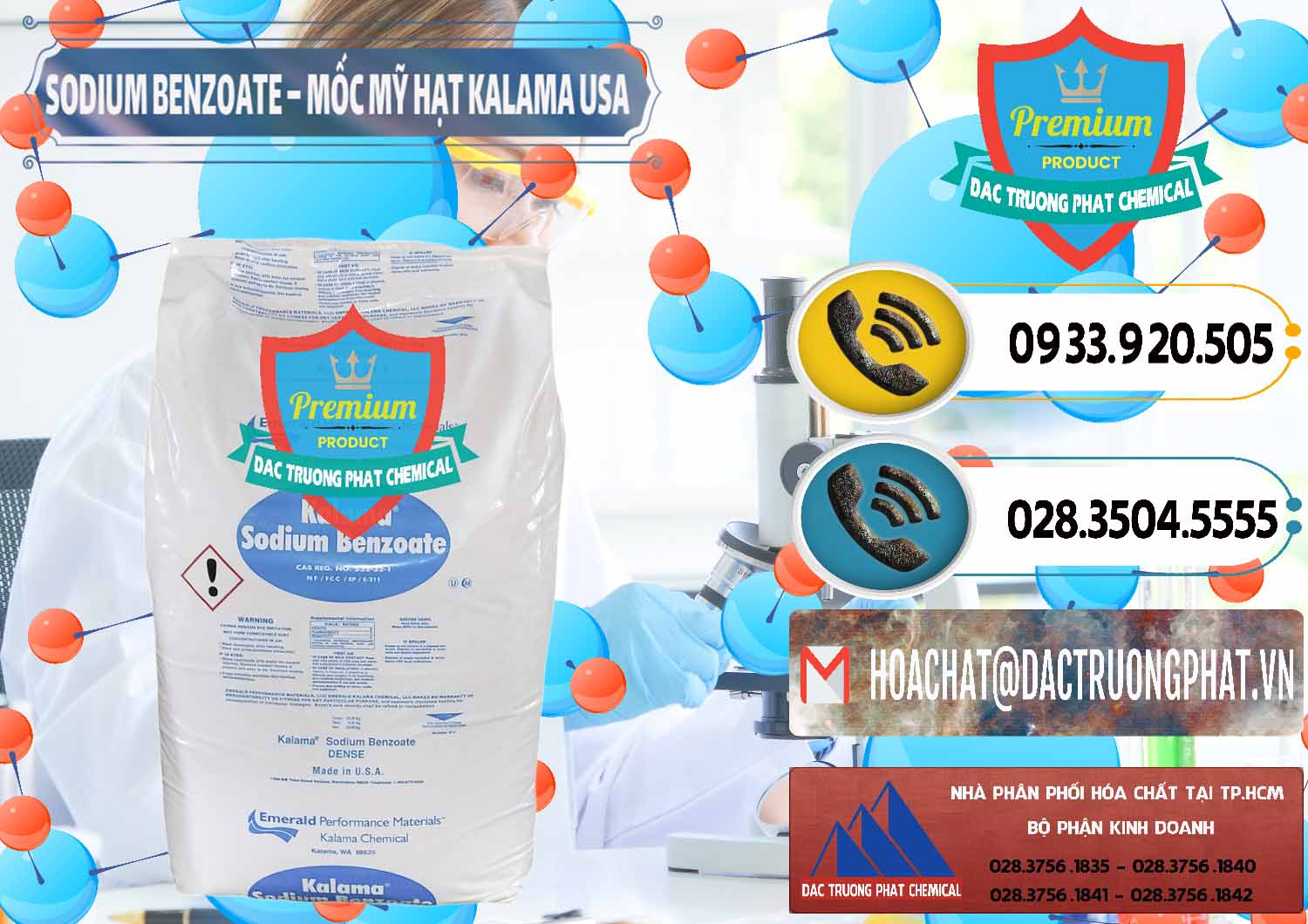Nơi chuyên phân phối - bán Sodium Benzoate - Mốc Hạt Kalama Food Grade Mỹ Usa - 0137 - Công ty chuyên cung cấp & bán hóa chất tại TP.HCM - hoachatdetnhuom.vn