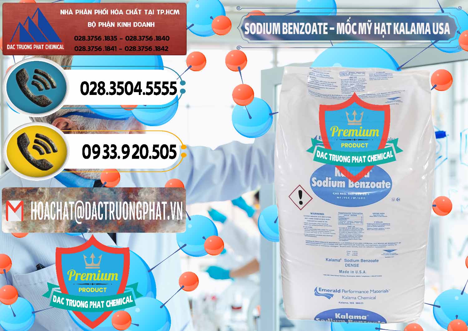 Nơi chuyên bán và cung cấp Sodium Benzoate - Mốc Hạt Kalama Food Grade Mỹ Usa - 0137 - Nhà cung cấp - nhập khẩu hóa chất tại TP.HCM - hoachatdetnhuom.vn