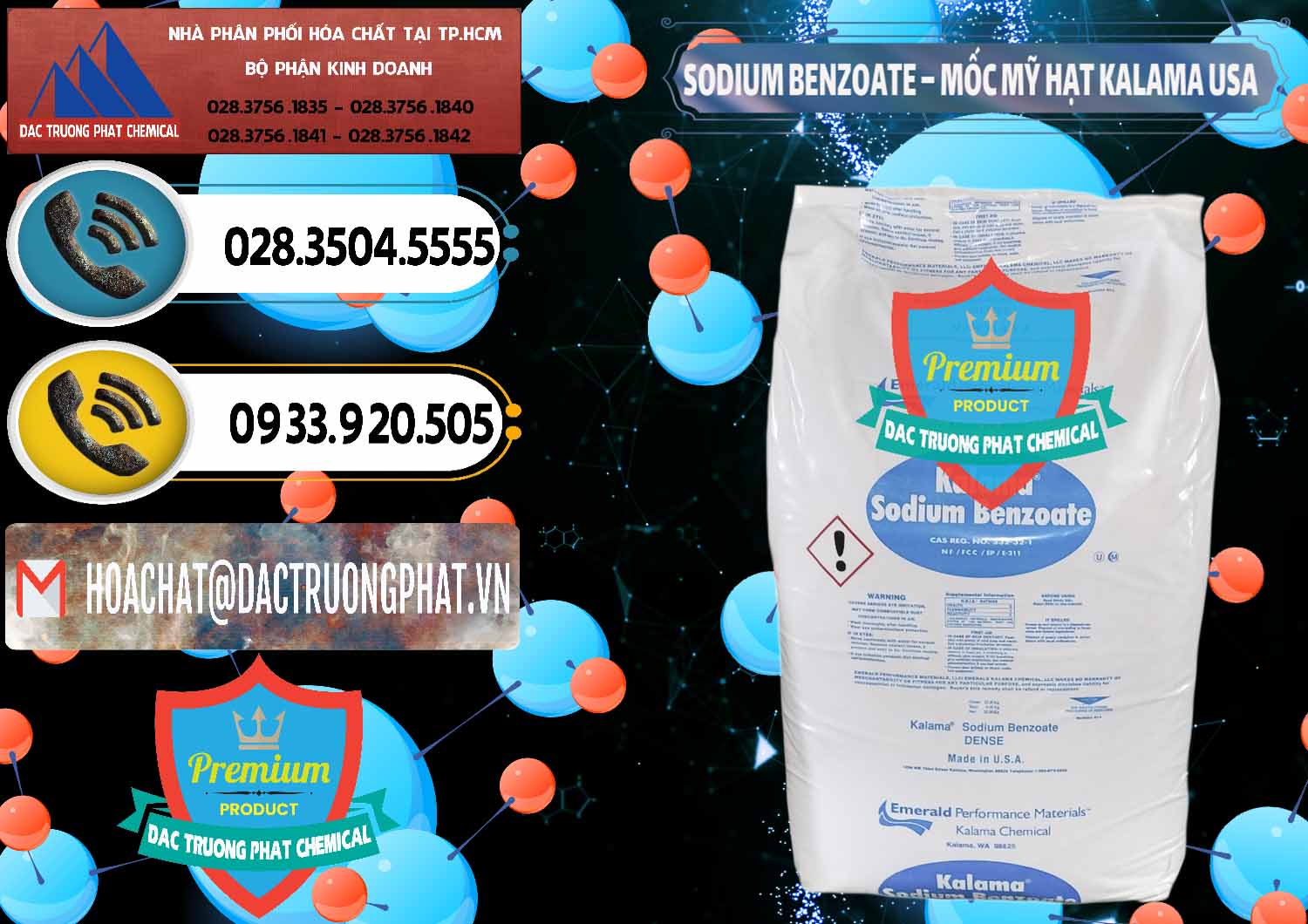 Nơi bán œ kinh doanh Natri Benzoate Dạng Hạt Þ Chất bảo quản Natri Benzoat Kalama Food Mỹ Chuyên kinh doanh & bán Sodium Benzoate - Mốc Hạt Kalama Food Grade Mỹ Usa - 0137 - Công ty phân phối và nhập khẩu hóa chất tại TP.HCM - hoachatdetnhuom.vn