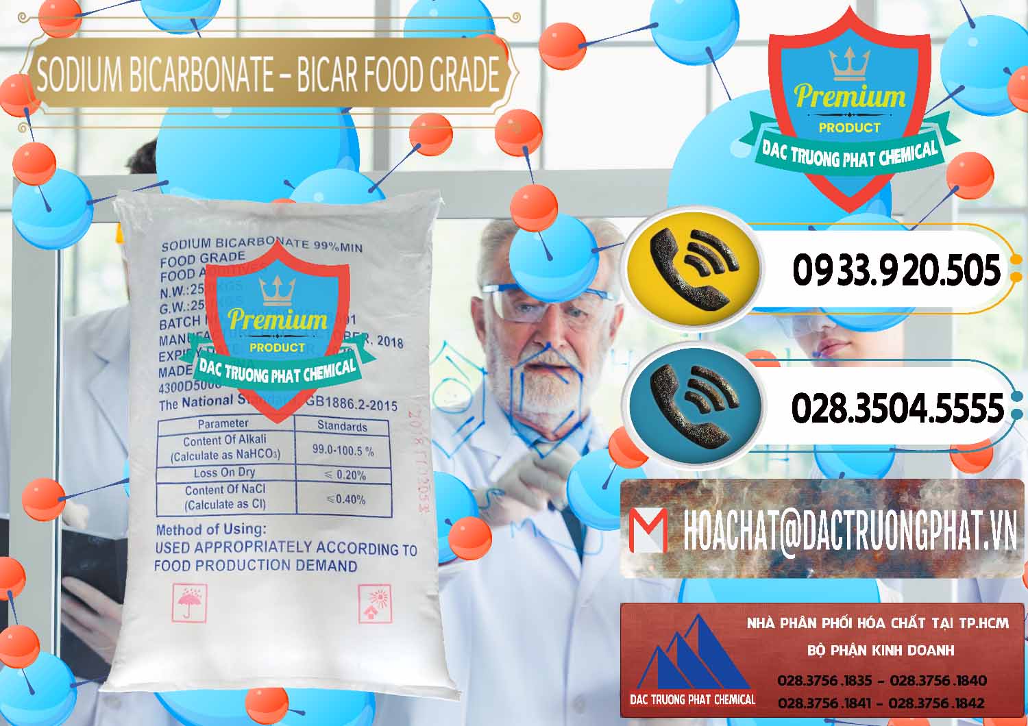 Nơi chuyên bán ( cung ứng ) Sodium Bicarbonate – Bicar NaHCO3 Food Grade Trung Quốc China - 0138 - Cty cung cấp _ phân phối hóa chất tại TP.HCM - hoachatdetnhuom.vn