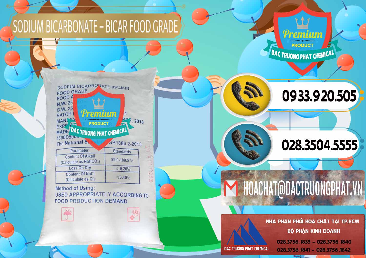 Đơn vị chuyên cung ứng ( bán ) Sodium Bicarbonate – Bicar NaHCO3 Food Grade Trung Quốc China - 0138 - Phân phối và cung cấp hóa chất tại TP.HCM - hoachatdetnhuom.vn