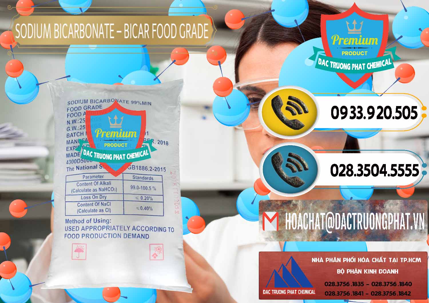 Công ty chuyên phân phối - bán Sodium Bicarbonate – Bicar NaHCO3 Food Grade Trung Quốc China - 0138 - Công ty chuyên cung ứng - phân phối hóa chất tại TP.HCM - hoachatdetnhuom.vn