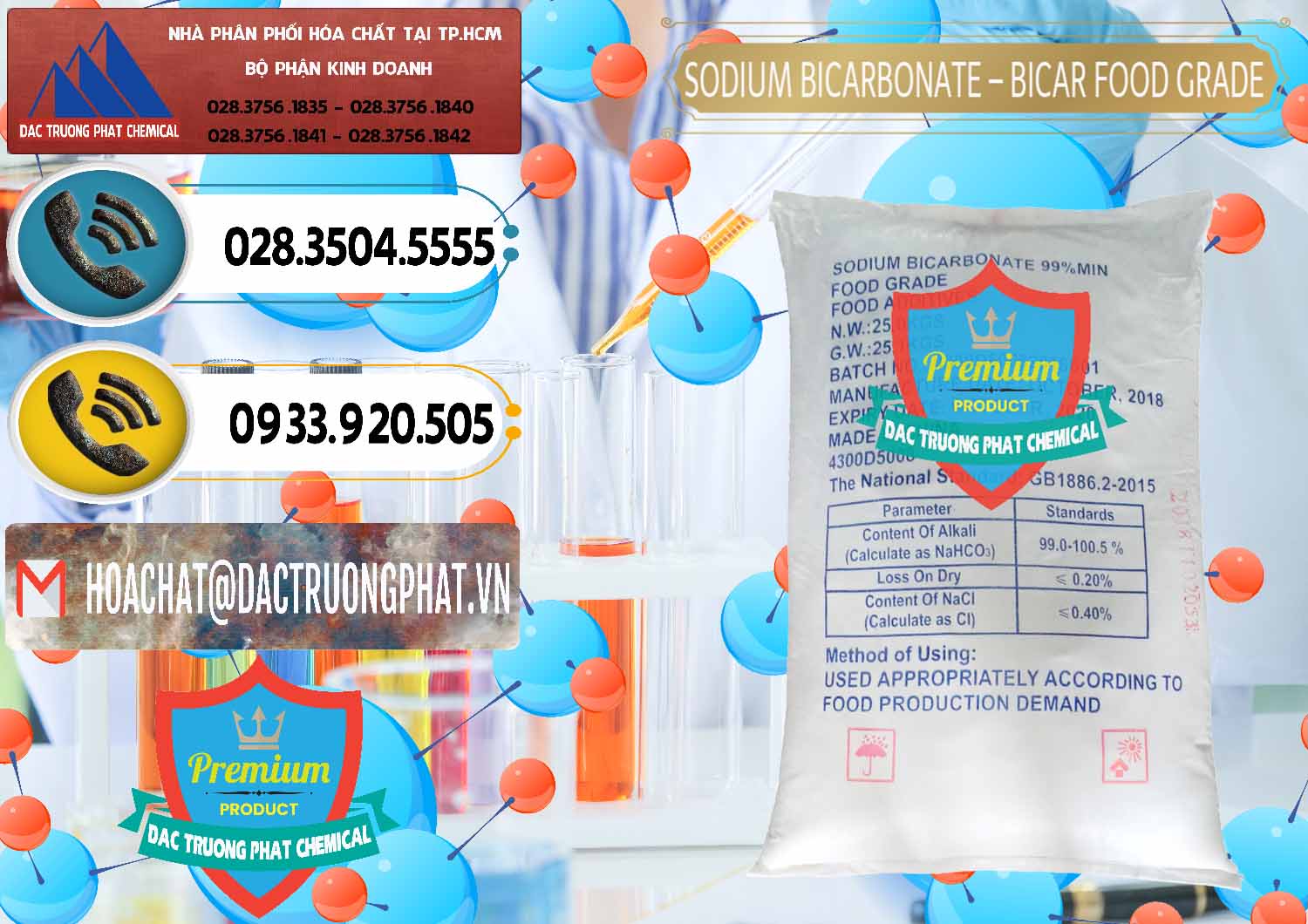 Chuyên cung cấp _ bán Sodium Bicarbonate – Bicar NaHCO3 Food Grade Trung Quốc China - 0138 - Nơi bán và cung cấp hóa chất tại TP.HCM - hoachatdetnhuom.vn