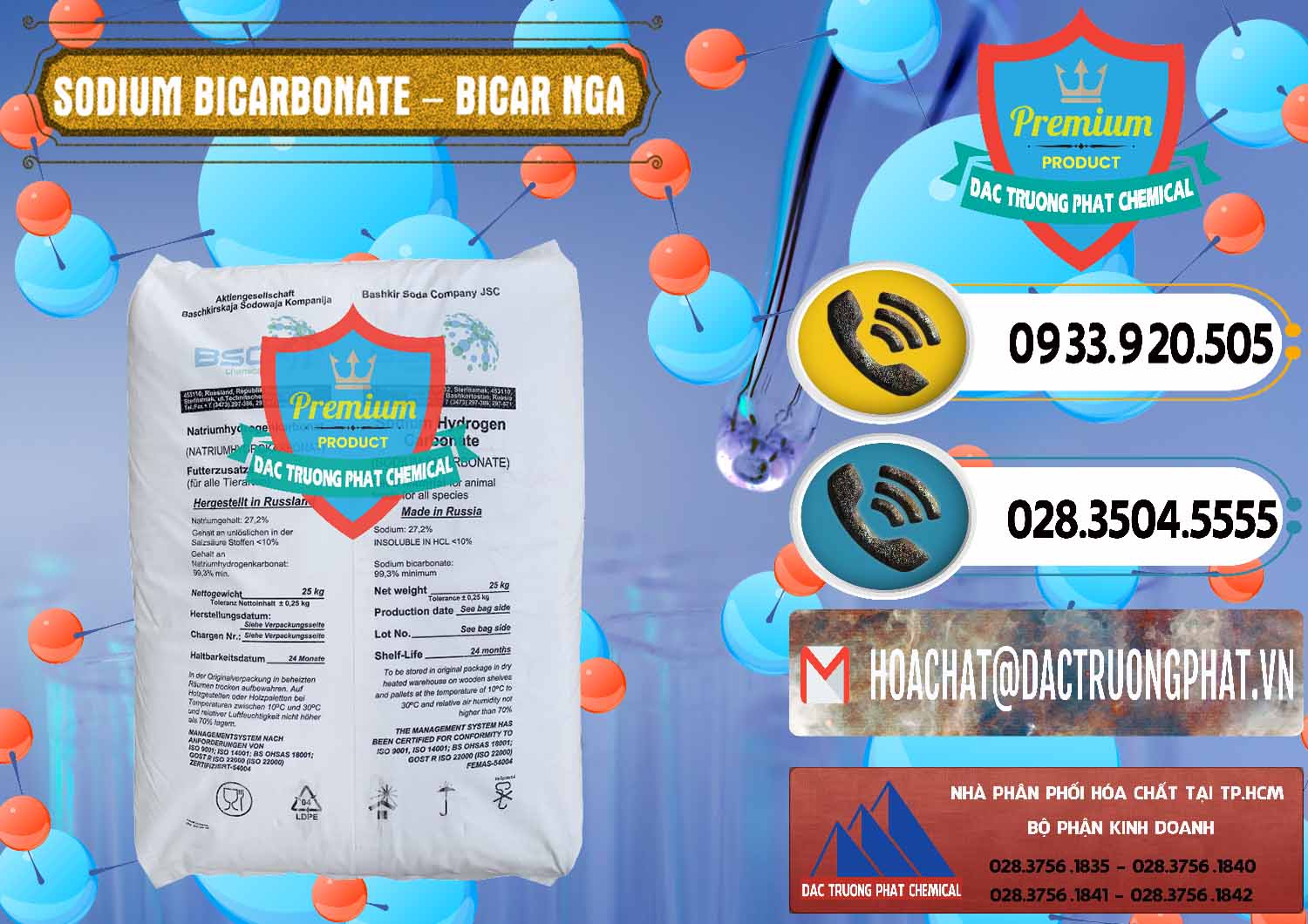 Đơn vị phân phối ( bán ) Sodium Bicarbonate – Bicar NaHCO3 Nga Russia - 0425 - Nơi bán & phân phối hóa chất tại TP.HCM - hoachatdetnhuom.vn