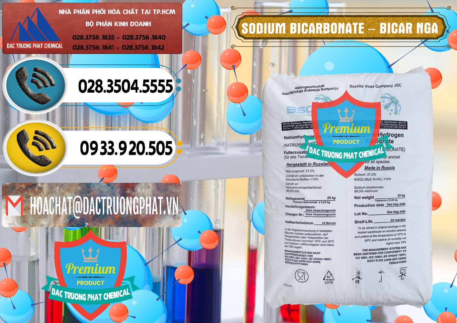 Nhà cung cấp - bán Sodium Bicarbonate – Bicar NaHCO3 Nga Russia - 0425 - Nhà phân phối _ cung ứng hóa chất tại TP.HCM - hoachatdetnhuom.vn