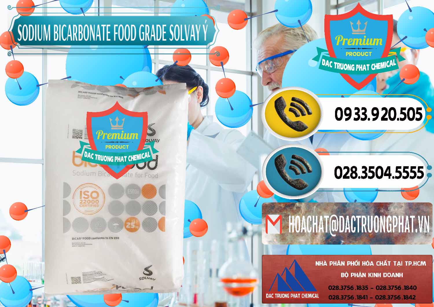 Chuyên cung ứng _ bán Sodium Bicarbonate – Bicar NaHCO3 Food Grade Solvay Ý Italy - 0220 - Cung cấp và phân phối hóa chất tại TP.HCM - hoachatdetnhuom.vn