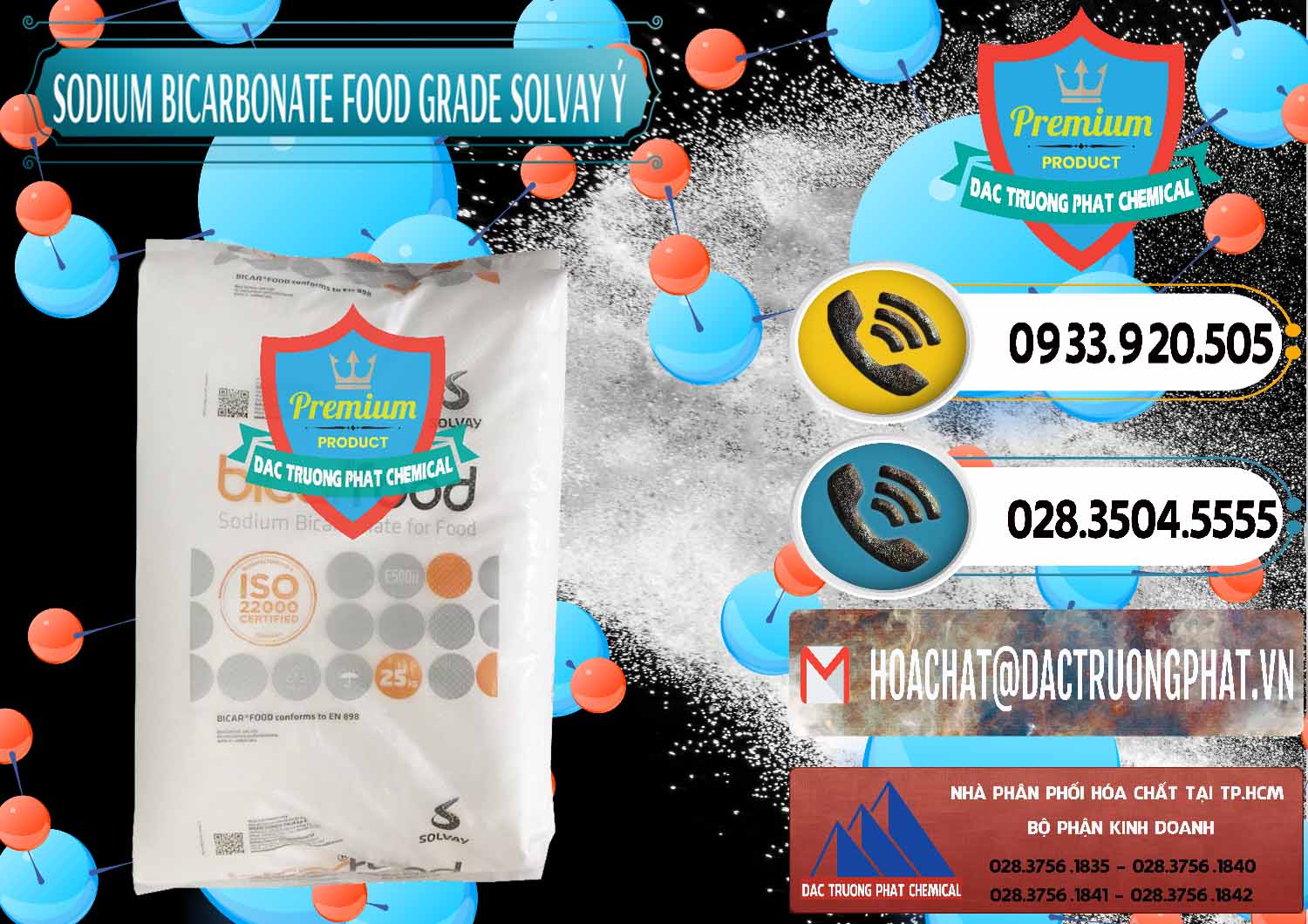 Nơi chuyên kinh doanh ( bán ) Sodium Bicarbonate – Bicar NaHCO3 Food Grade Solvay Ý Italy - 0220 - Đơn vị nhập khẩu và cung cấp hóa chất tại TP.HCM - hoachatdetnhuom.vn