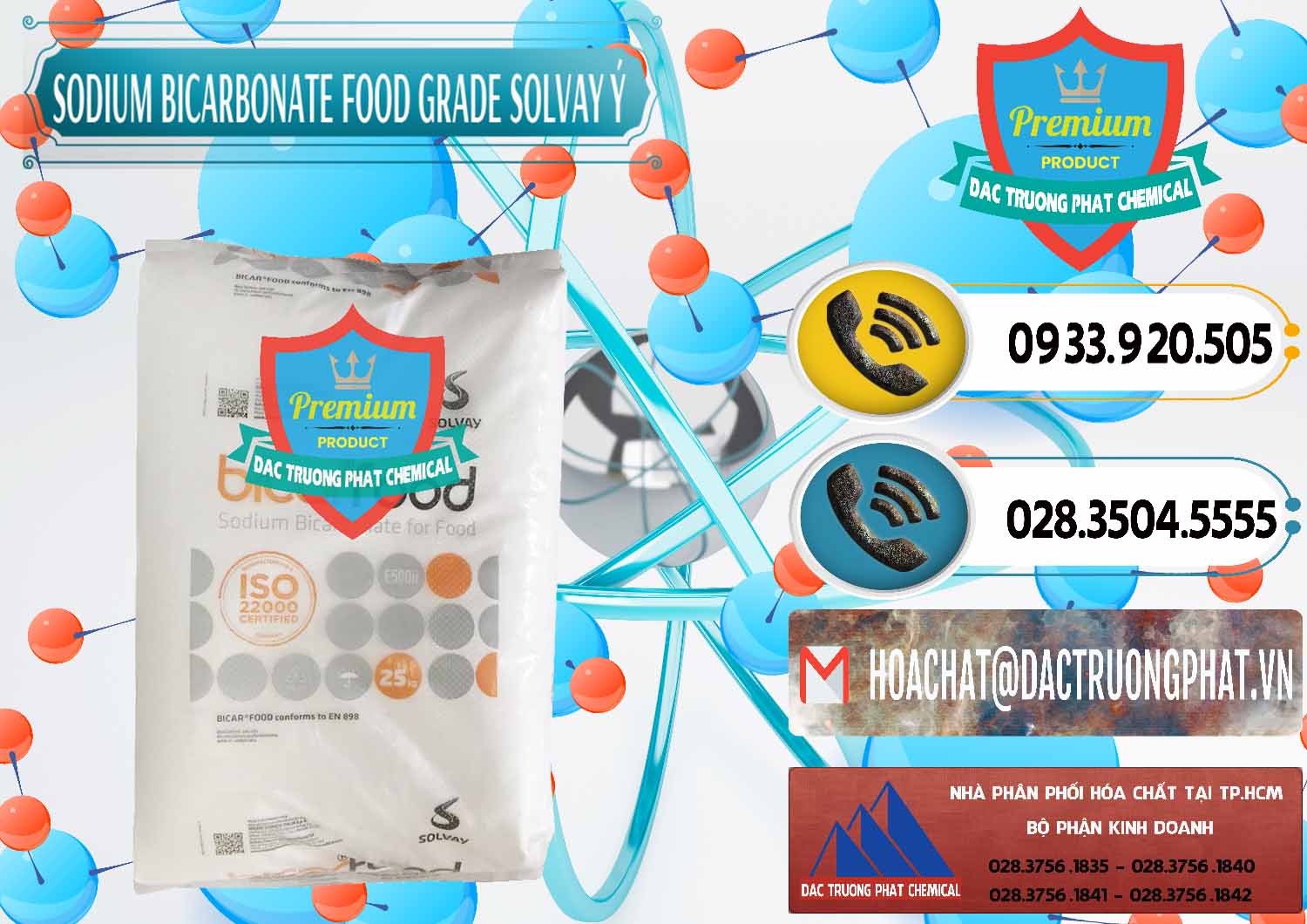 Nơi chuyên bán - cung cấp Sodium Bicarbonate – Bicar NaHCO3 Food Grade Solvay Ý Italy - 0220 - Cty chuyên phân phối & bán hóa chất tại TP.HCM - hoachatdetnhuom.vn
