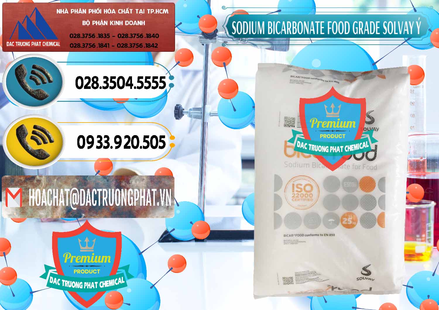Bán - phân phối Sodium Bicarbonate – Bicar NaHCO3 Food Grade Solvay Ý Italy - 0220 - Chuyên cung cấp và bán hóa chất tại TP.HCM - hoachatdetnhuom.vn
