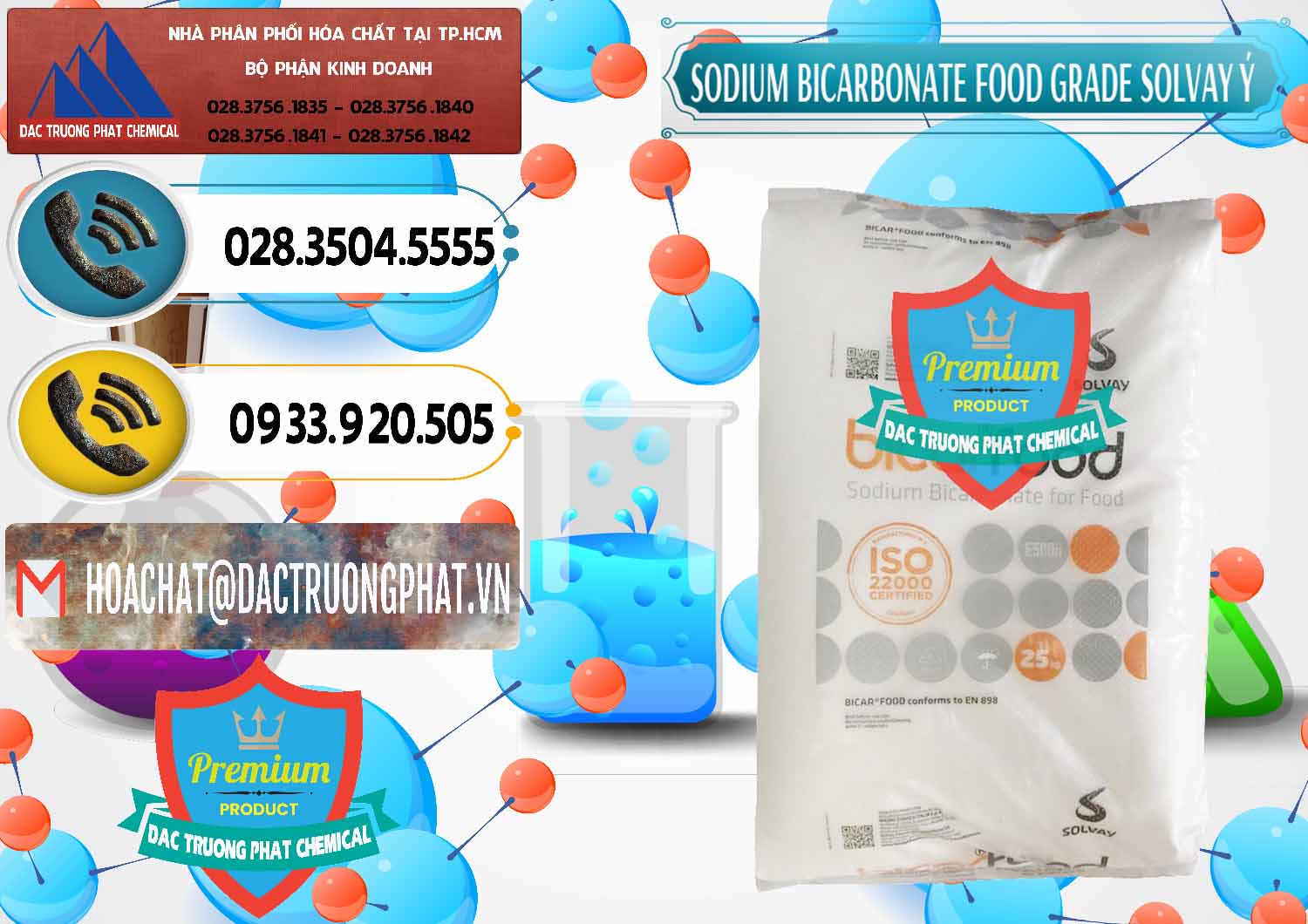 Nơi chuyên cung cấp - bán Sodium Bicarbonate – Bicar NaHCO3 Food Grade Solvay Ý Italy - 0220 - Cty phân phối và nhập khẩu hóa chất tại TP.HCM - hoachatdetnhuom.vn