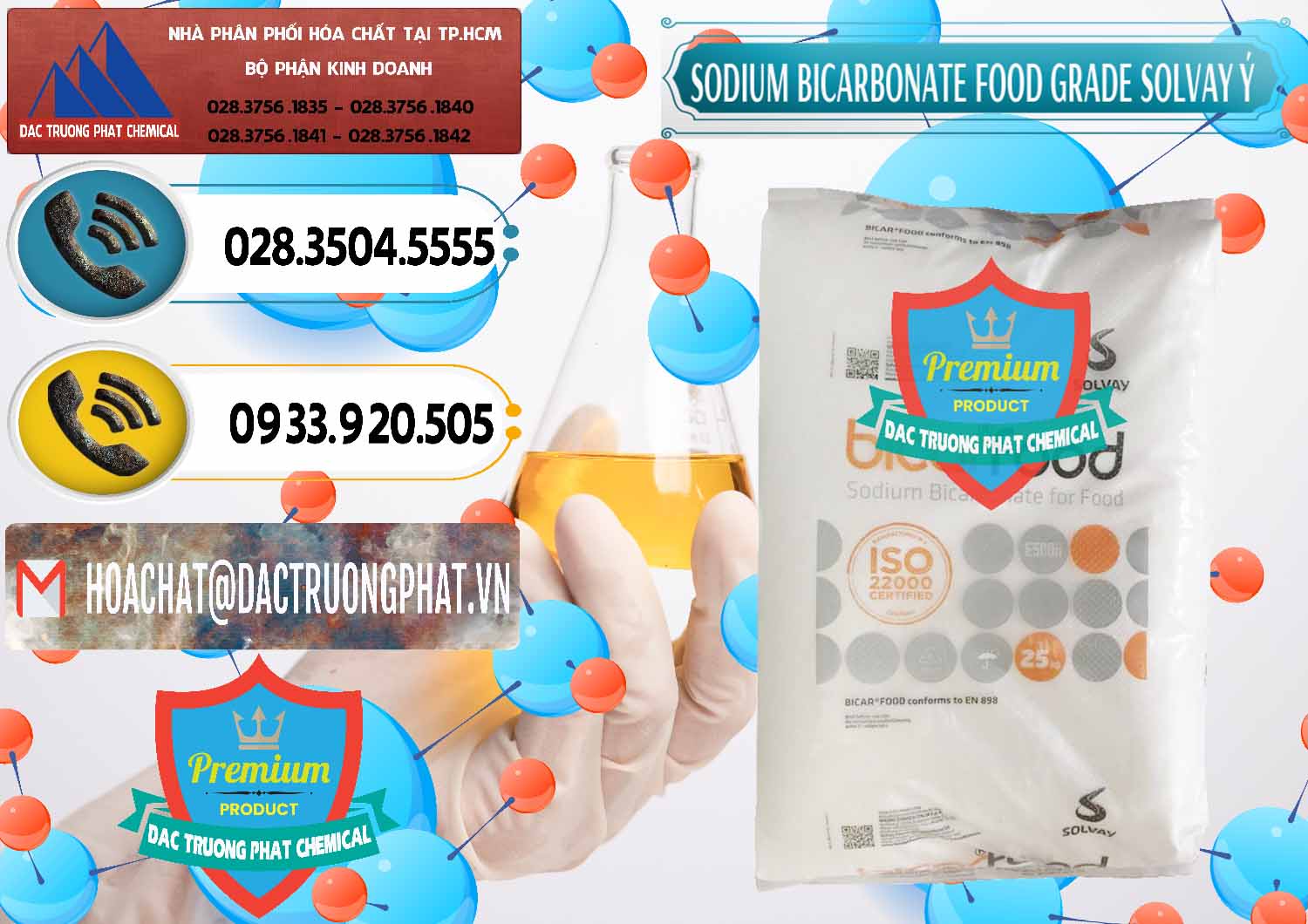 Chuyên bán - cung ứng Sodium Bicarbonate – Bicar NaHCO3 Food Grade Solvay Ý Italy - 0220 - Kinh doanh - phân phối hóa chất tại TP.HCM - hoachatdetnhuom.vn