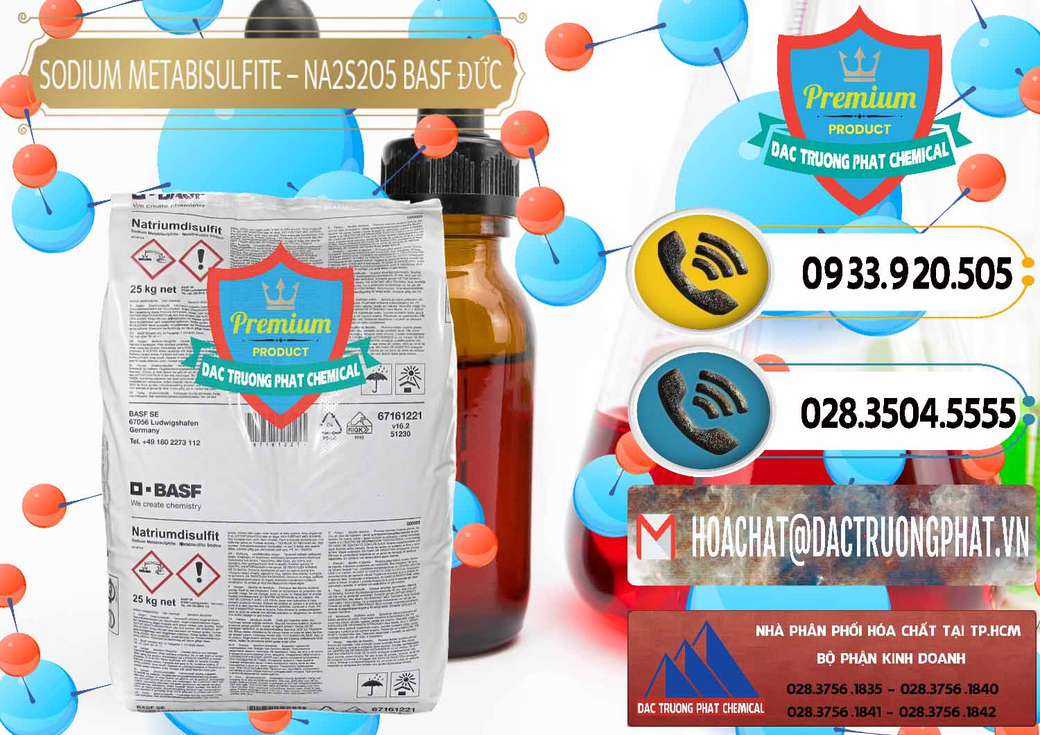 Kinh doanh ( bán ) Sodium Metabisulfite - NA2S2O5 Food Grade BASF Đức Germany - 0143 - Chuyên cung cấp và bán hóa chất tại TP.HCM - hoachatdetnhuom.vn