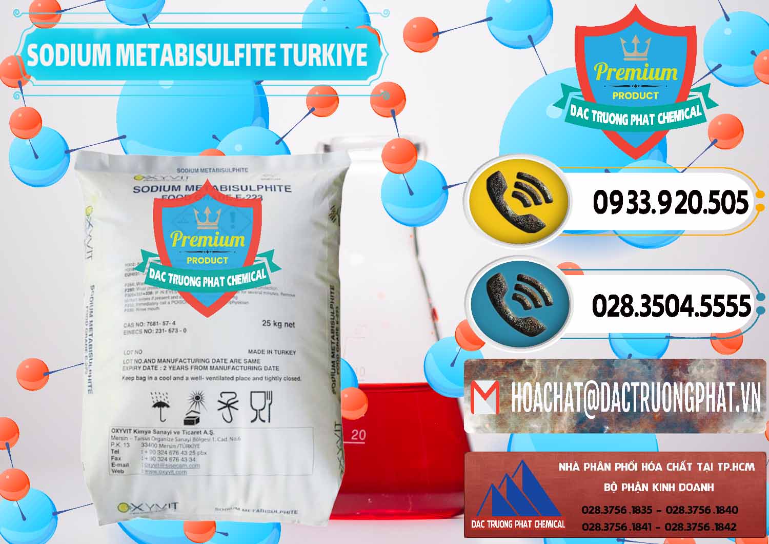Nơi chuyên kinh doanh & bán Sodium Metabisulfite - NA2S2O5 Food Grade E-223 Thổ Nhĩ Kỳ Turkey - 0413 - Công ty phân phối ( cung cấp ) hóa chất tại TP.HCM - hoachatdetnhuom.vn