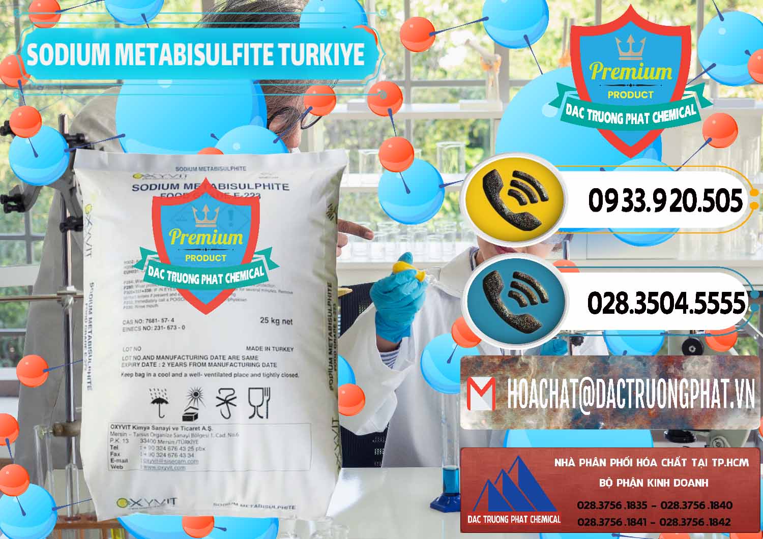 Cty chuyên kinh doanh & bán Sodium Metabisulfite - NA2S2O5 Food Grade E-223 Thổ Nhĩ Kỳ Turkey - 0413 - Công ty bán ( phân phối ) hóa chất tại TP.HCM - hoachatdetnhuom.vn