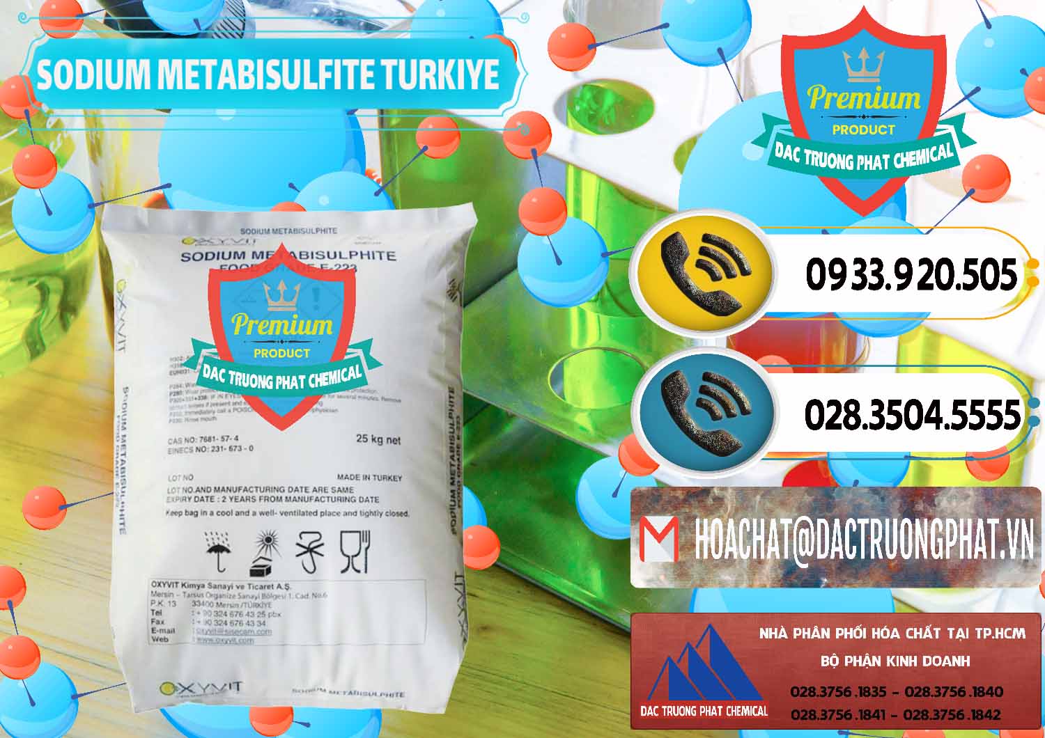 Nơi chuyên bán ( cung ứng ) Sodium Metabisulfite - NA2S2O5 Food Grade E-223 Thổ Nhĩ Kỳ Turkey - 0413 - Nơi nhập khẩu _ cung cấp hóa chất tại TP.HCM - hoachatdetnhuom.vn