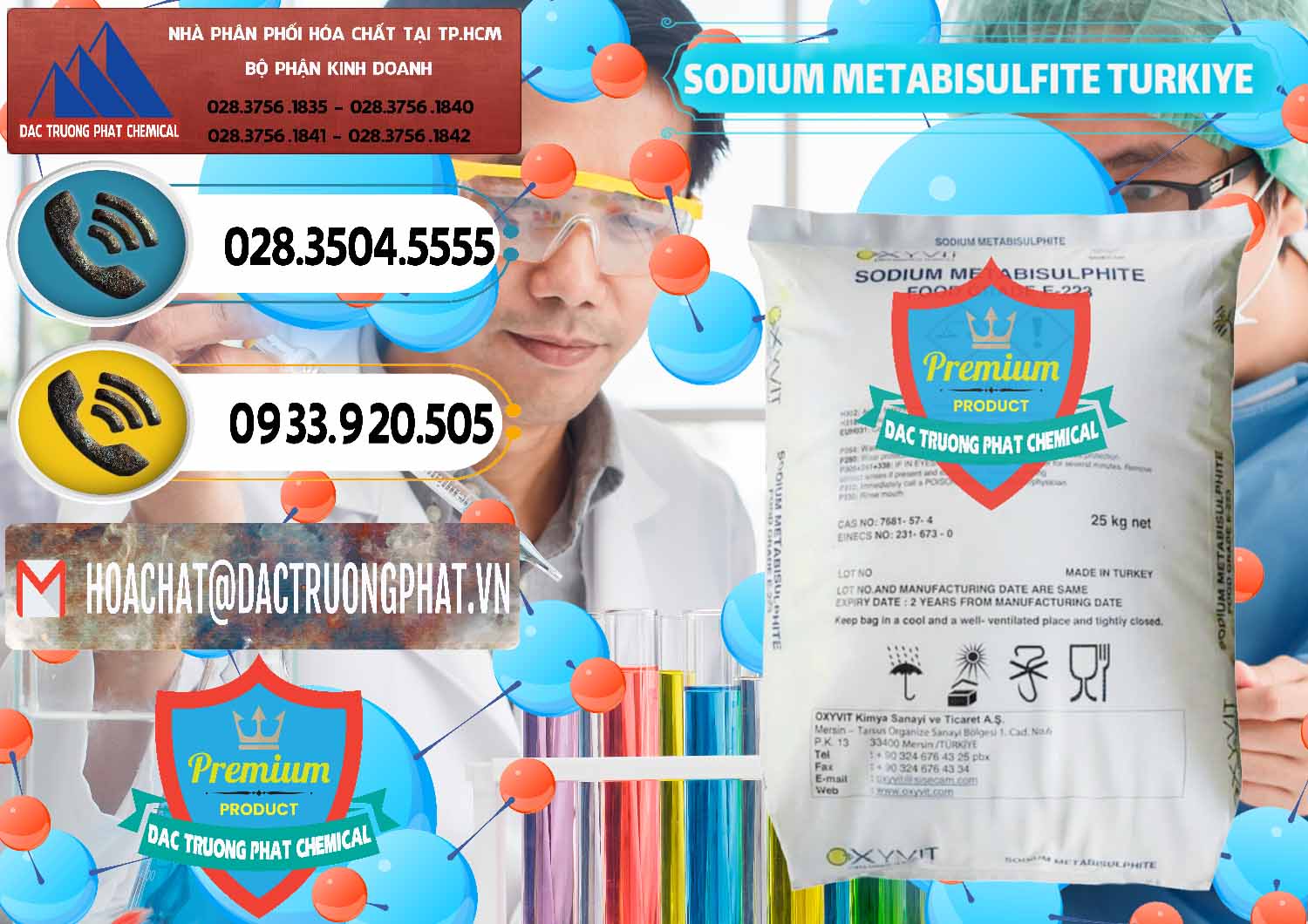 Nơi chuyên cung cấp - bán Sodium Metabisulfite - NA2S2O5 Food Grade E-223 Thổ Nhĩ Kỳ Turkey - 0413 - Cty cung cấp - phân phối hóa chất tại TP.HCM - hoachatdetnhuom.vn