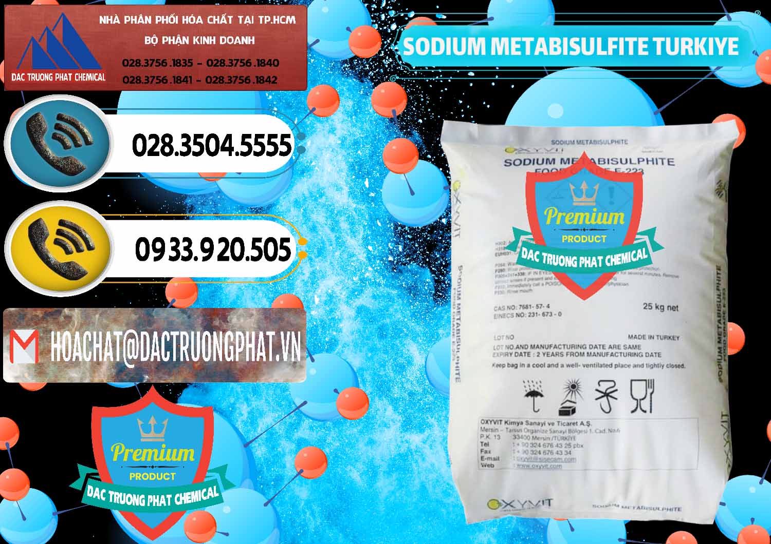 Cung ứng ( bán ) Sodium Metabisulfite - NA2S2O5 Food Grade E-223 Thổ Nhĩ Kỳ Turkey - 0413 - Đơn vị nhập khẩu & cung cấp hóa chất tại TP.HCM - hoachatdetnhuom.vn