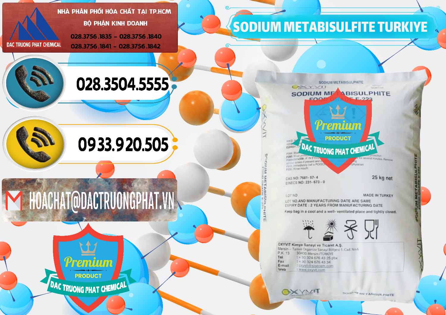 Nơi chuyên cung ứng - bán Sodium Metabisulfite - NA2S2O5 Food Grade E-223 Thổ Nhĩ Kỳ Turkey - 0413 - Nhà nhập khẩu - phân phối hóa chất tại TP.HCM - hoachatdetnhuom.vn
