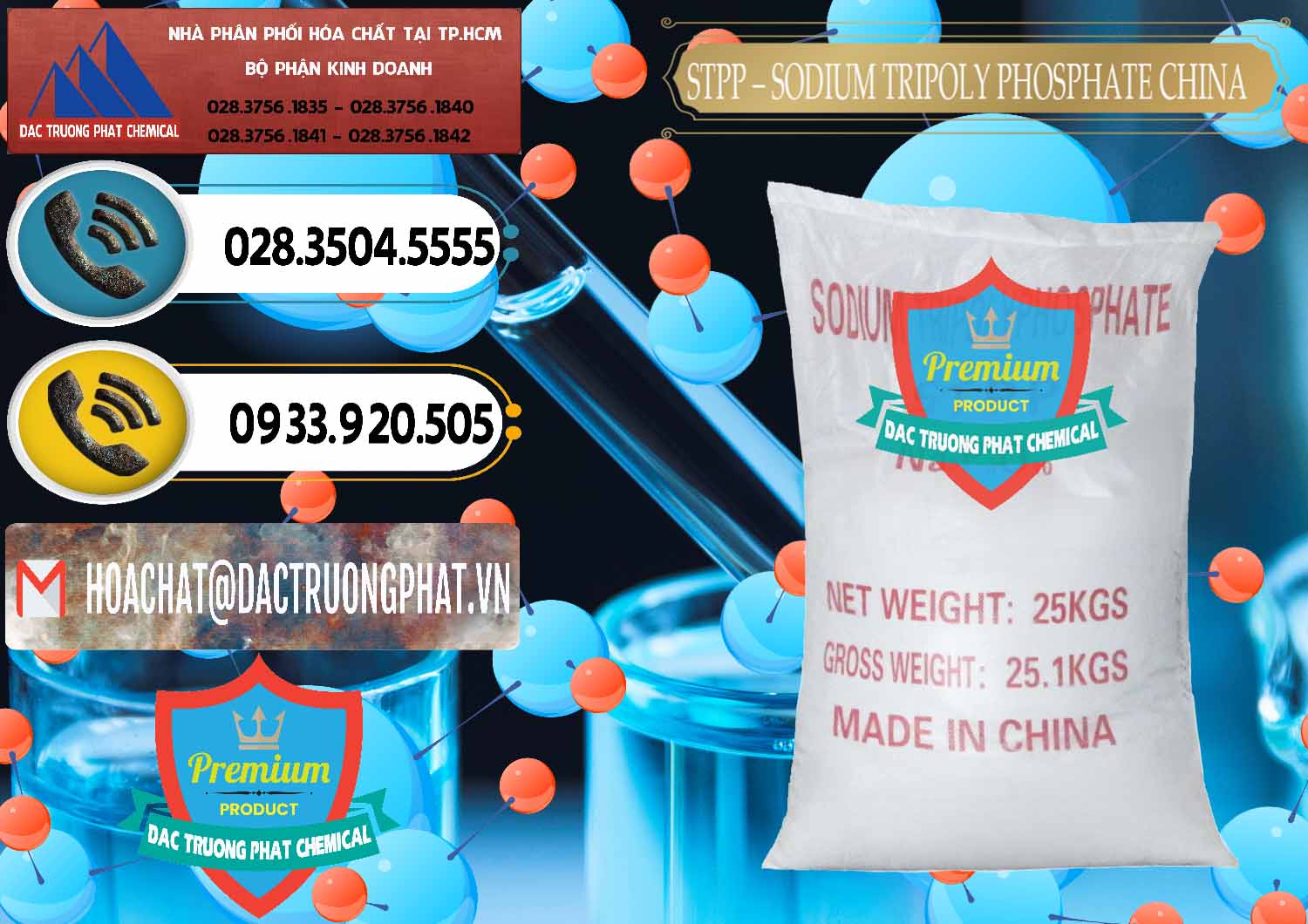 Cung cấp _ bán Sodium Tripoly Phosphate - STPP 96% Chữ Đỏ Trung Quốc China - 0155 - Đơn vị chuyên cung cấp _ kinh doanh hóa chất tại TP.HCM - hoachatdetnhuom.vn