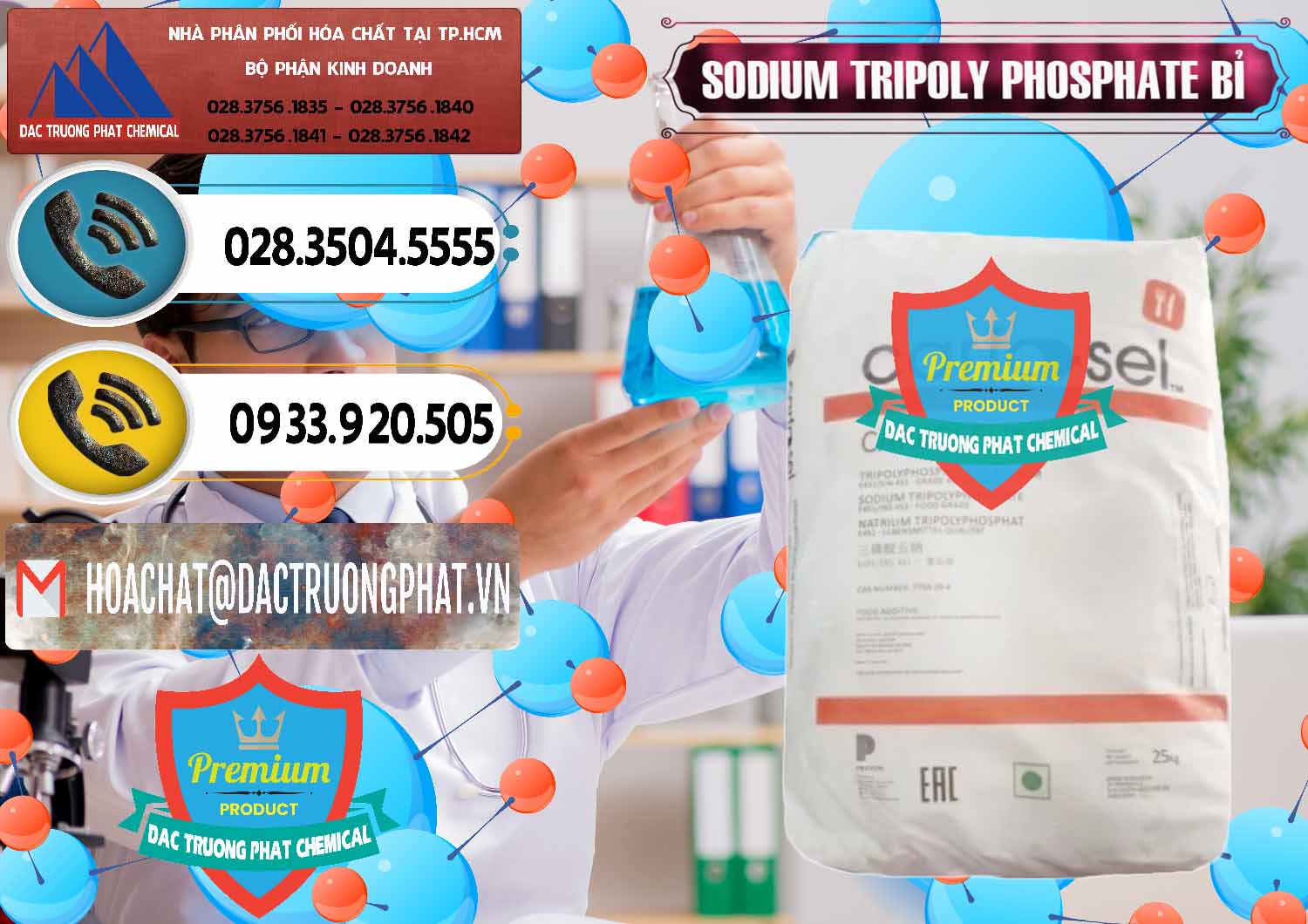 Chuyên cung ứng và bán Sodium Tripoly Phosphate - STPP Carfosel 991 Bỉ Belgium - 0429 - Đơn vị chuyên phân phối ( bán ) hóa chất tại TP.HCM - hoachatdetnhuom.vn